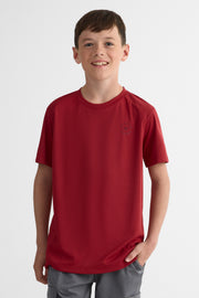 Chandail M/courtes col rond – Ado garçon && ROUGE