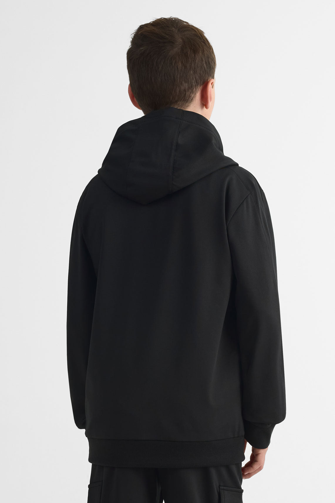 Chandail ouaté à capuchon – Femme && NOIR