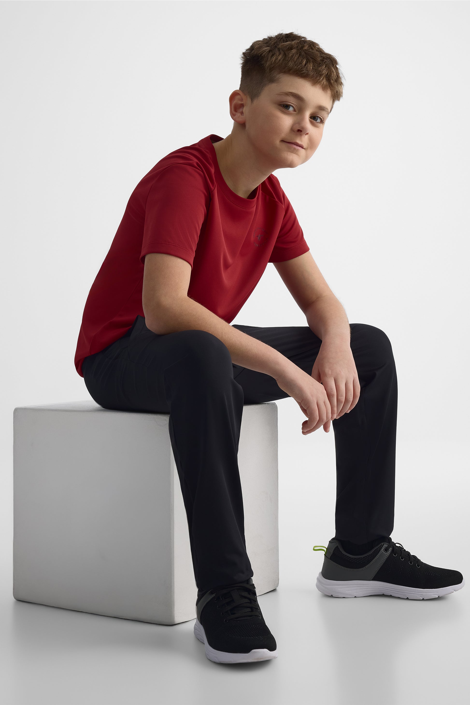 Pantalon slim fit élastique - Ado fille && NOIR