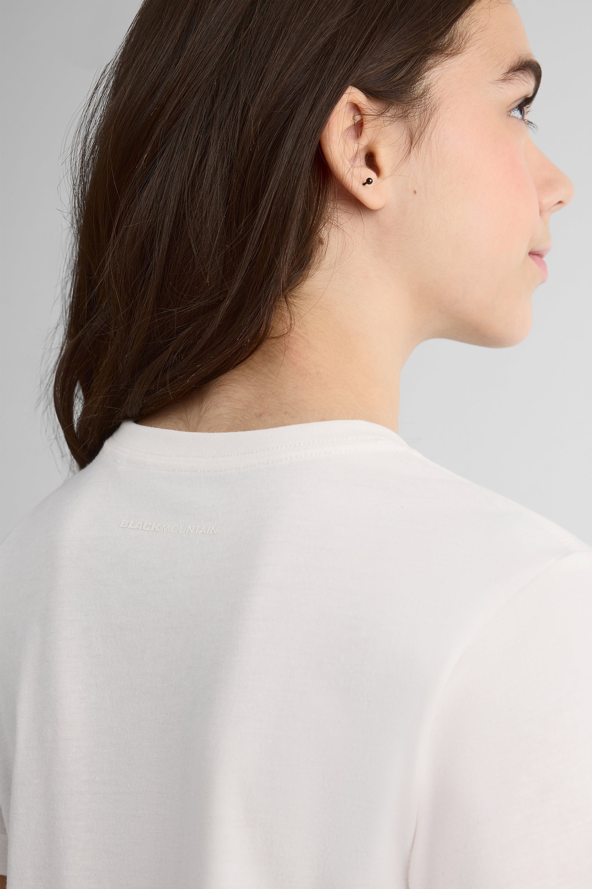 Chandail M/courtes col rond – Ado fille && BLANC