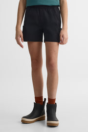 Short cargo élastique avec poches - Ado fille && NOIR