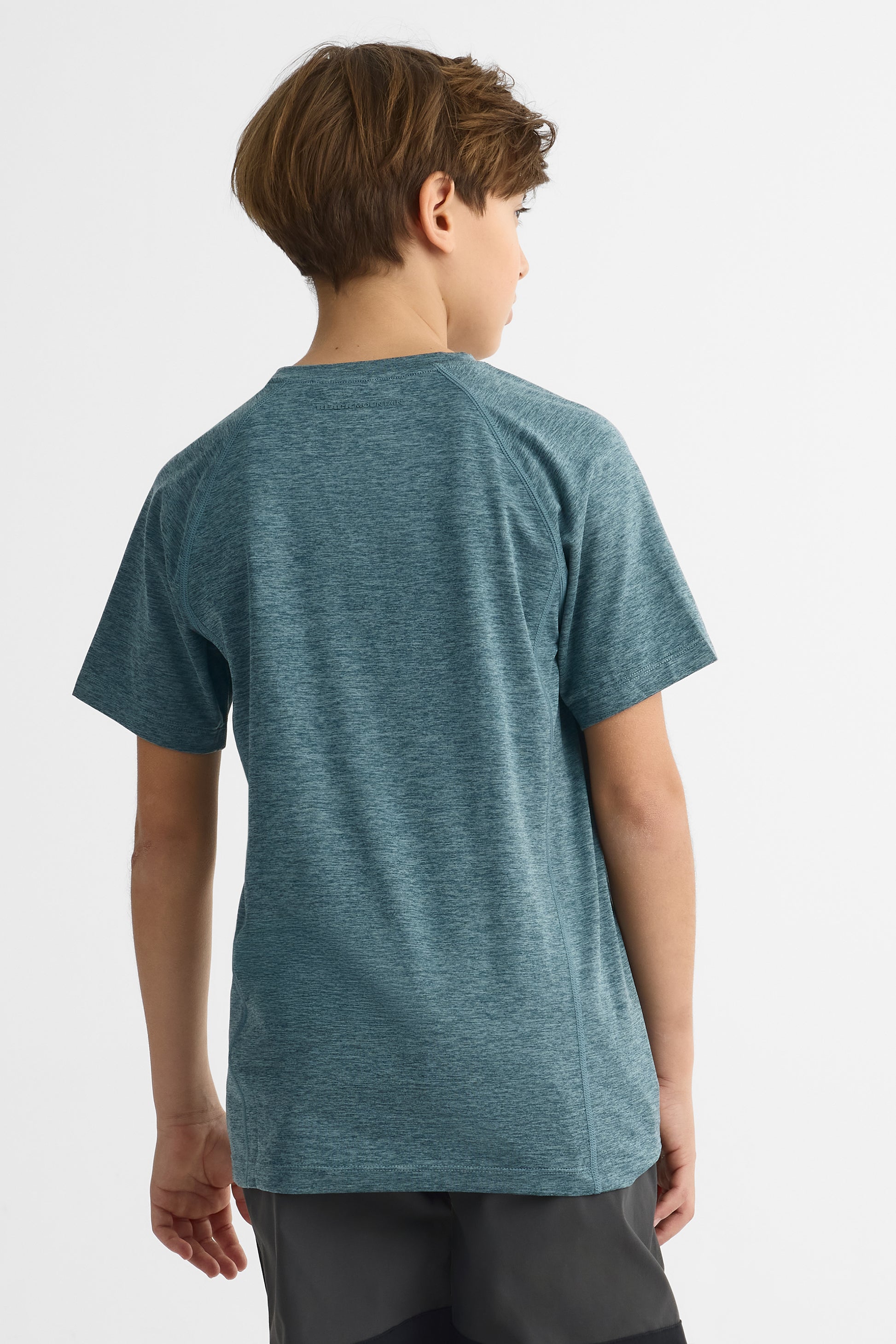 T-shirt graphique semi-ajusté – Ado fille && BLEU MIXTE