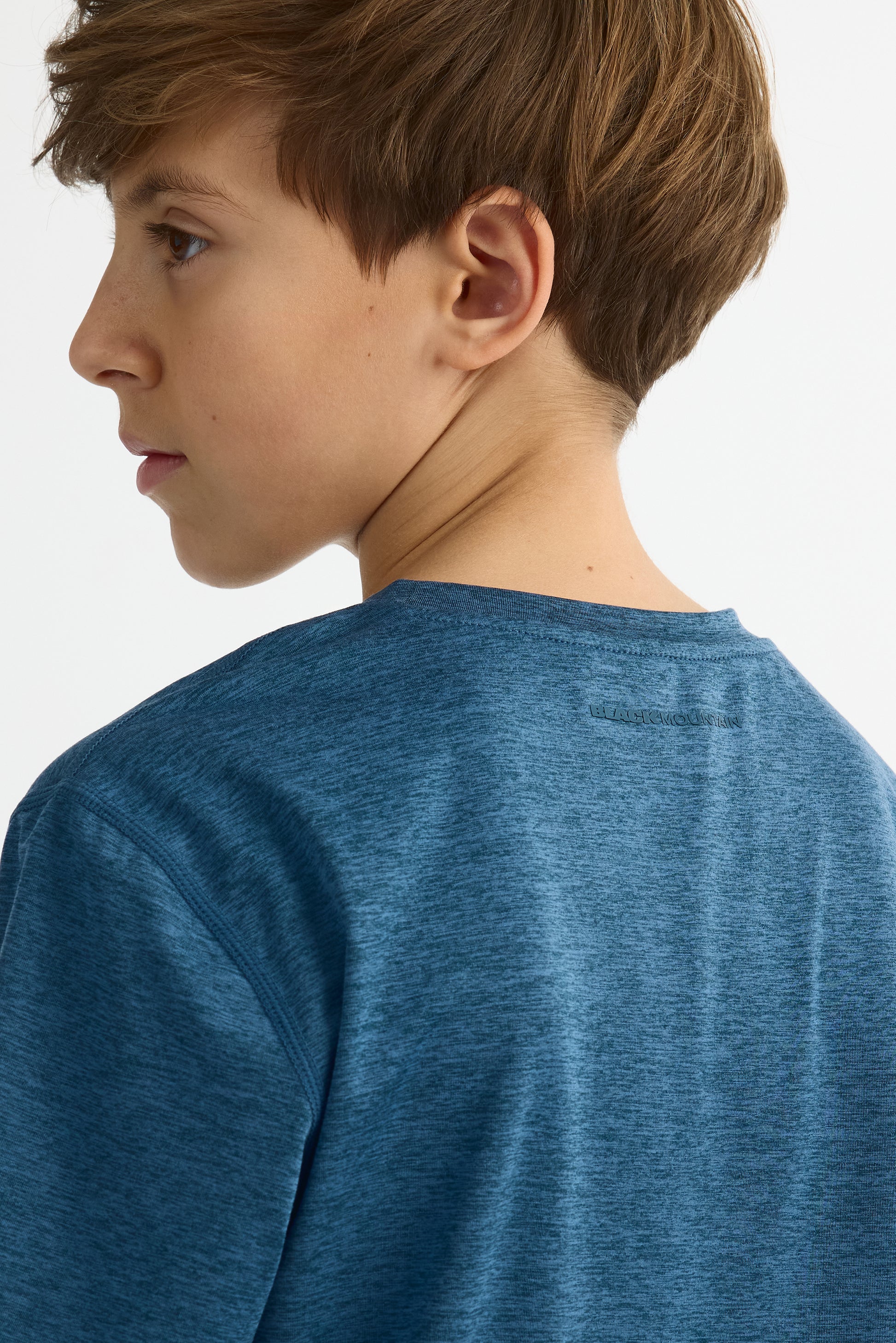 T-shirt graphique semi-ajusté – Ado garçon && GRIS MIXTE