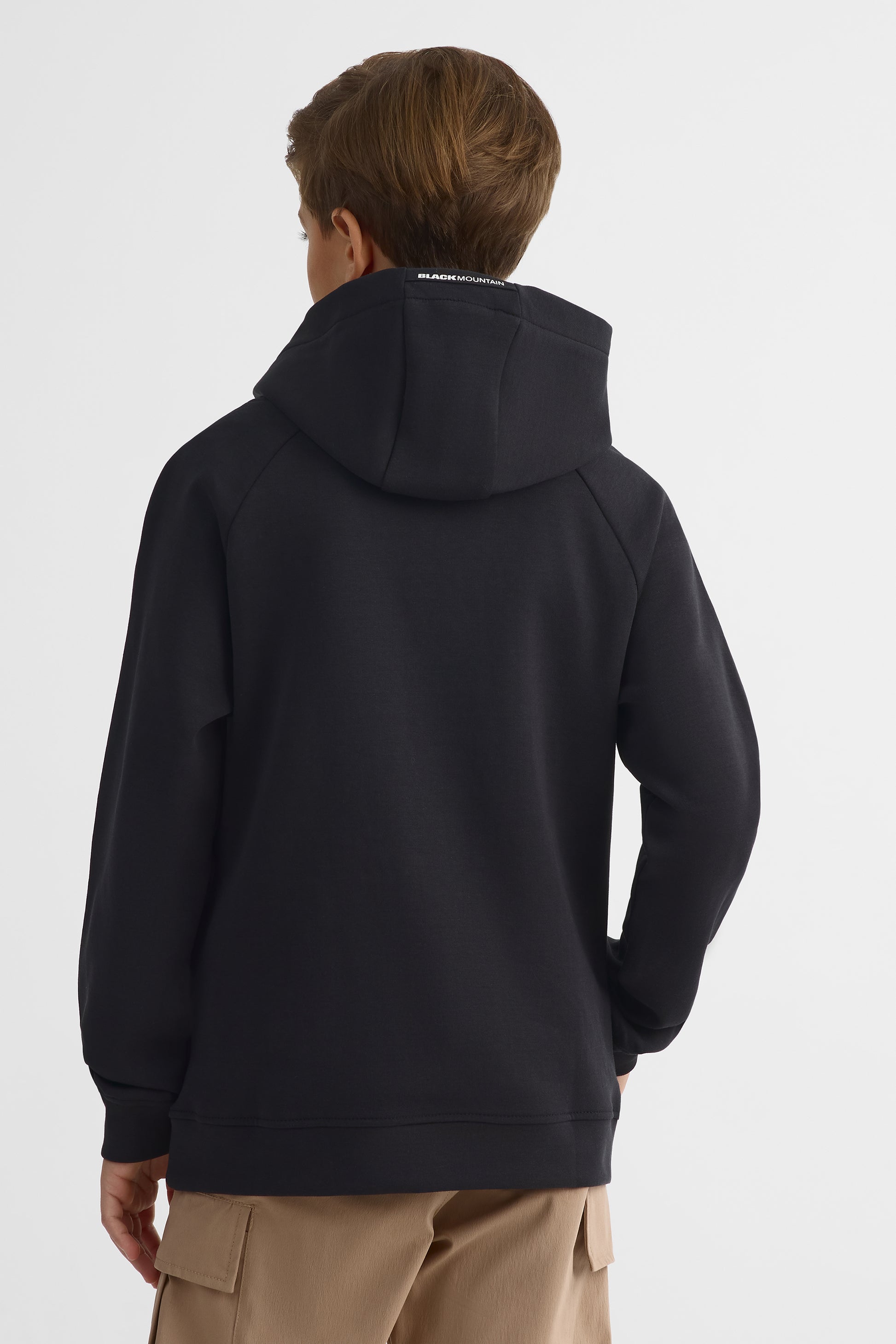 Chandail ouaté à capuchon – Homme && NOIR