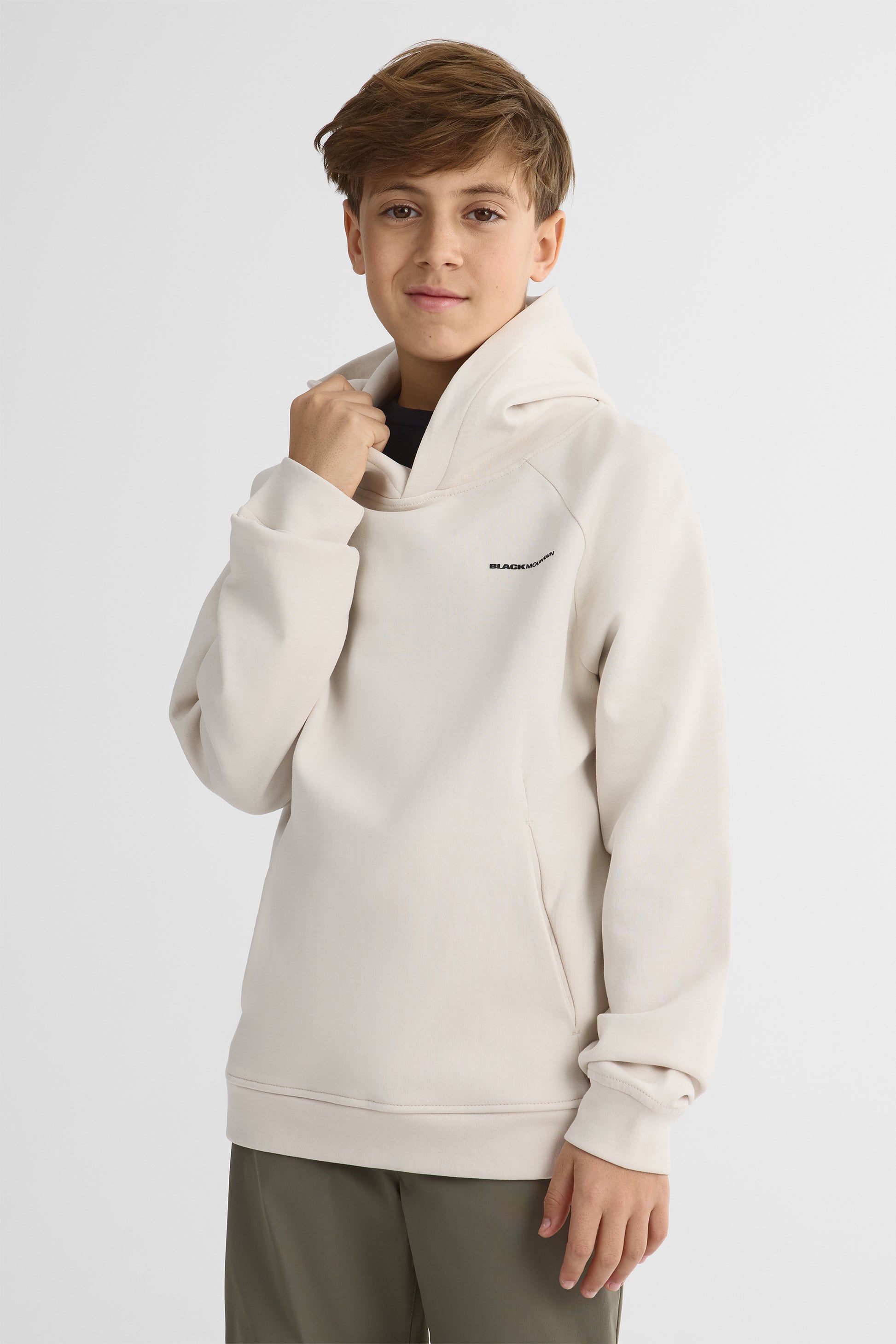 Chandail ouaté à capuchon – Homme && BEIGE
