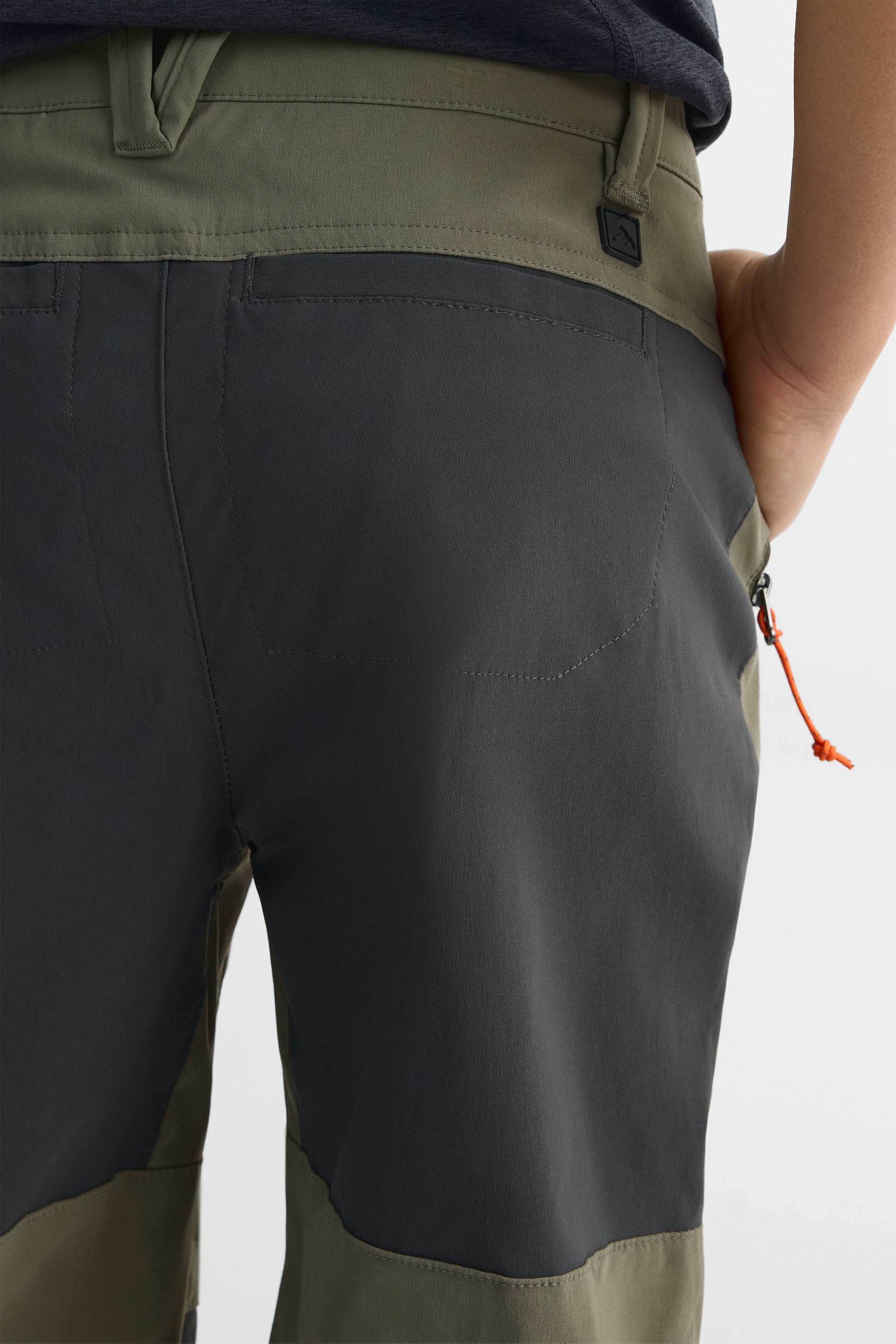 Pantalon Tech coupe droite – Ado garçon && KAKI/MULTI