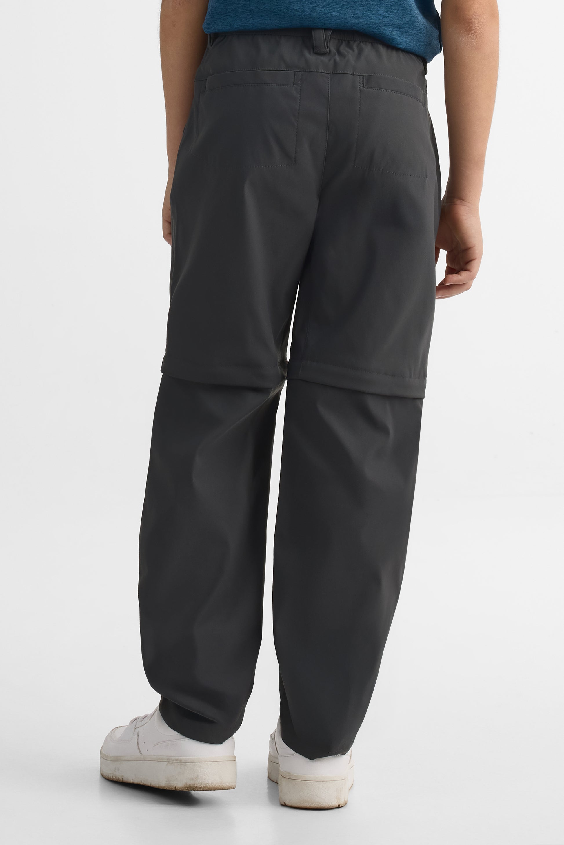 Pantalon convertible genoux ergonomiques - Ado garçon && CHARBON