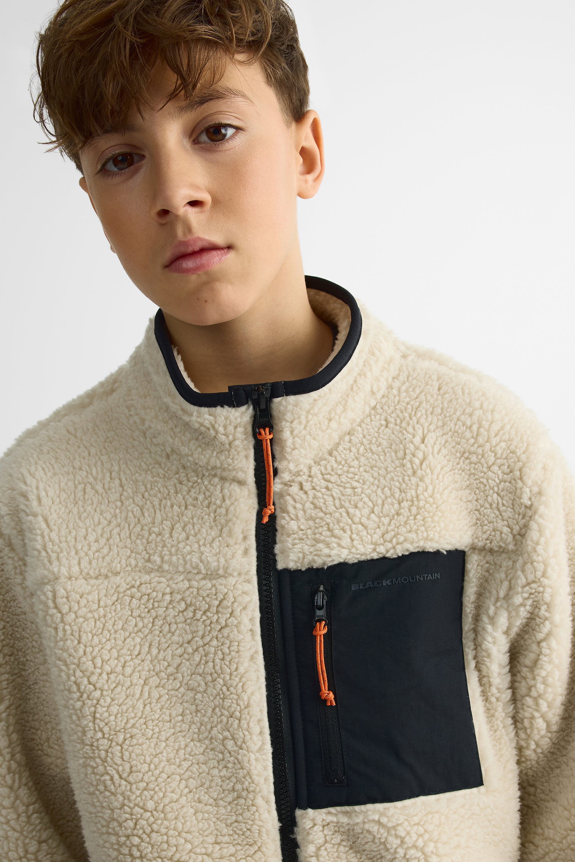 Veste ouatée full zip - Ado garçon && BEIGE/MULTI