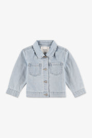Veston en denim léger – Bébé fille && DENIM PALE