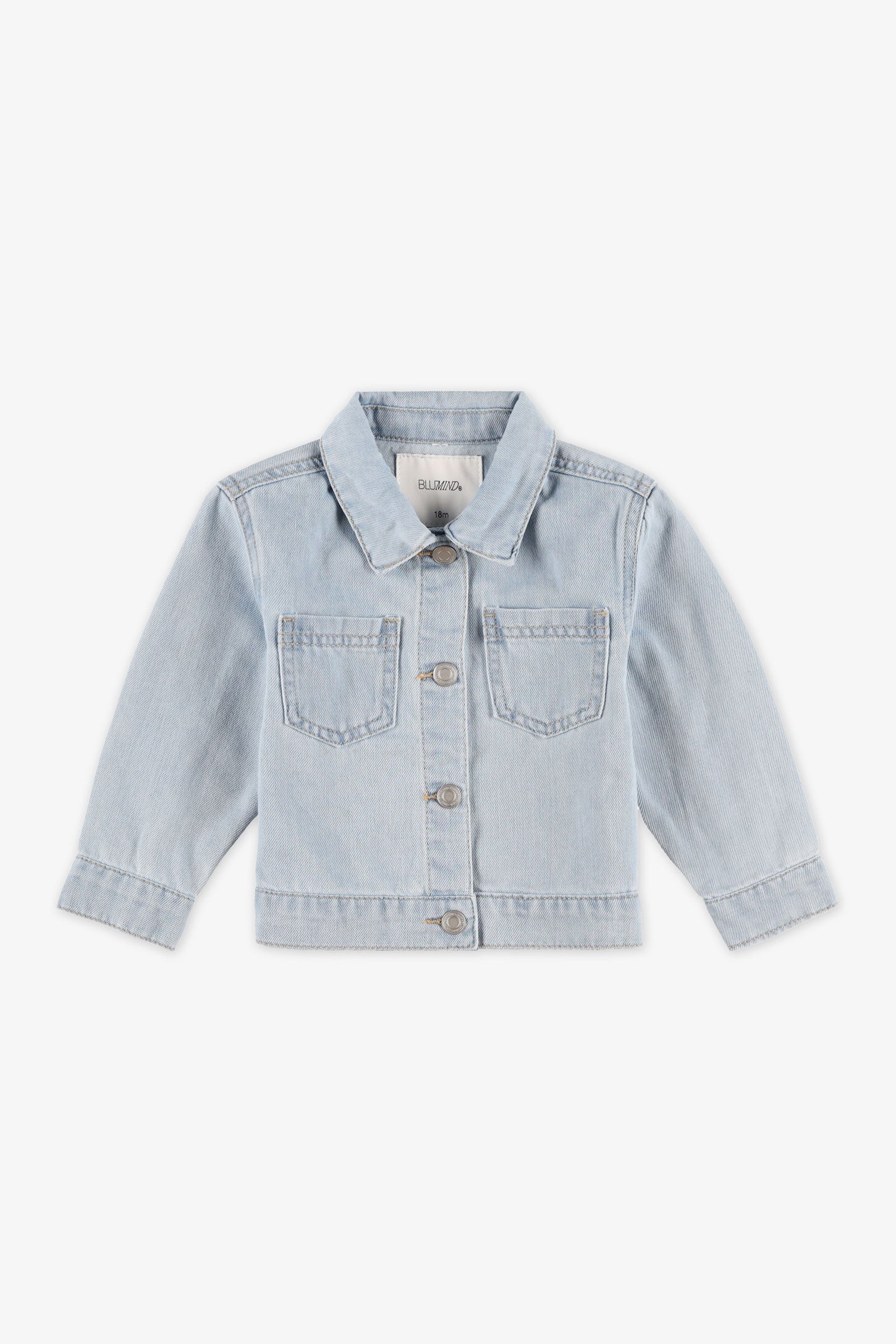 Veston en denim léger – Bébé fille && DENIM PALE