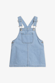 Jumper robe en denim léger – Bébé fille && DENIM PALE