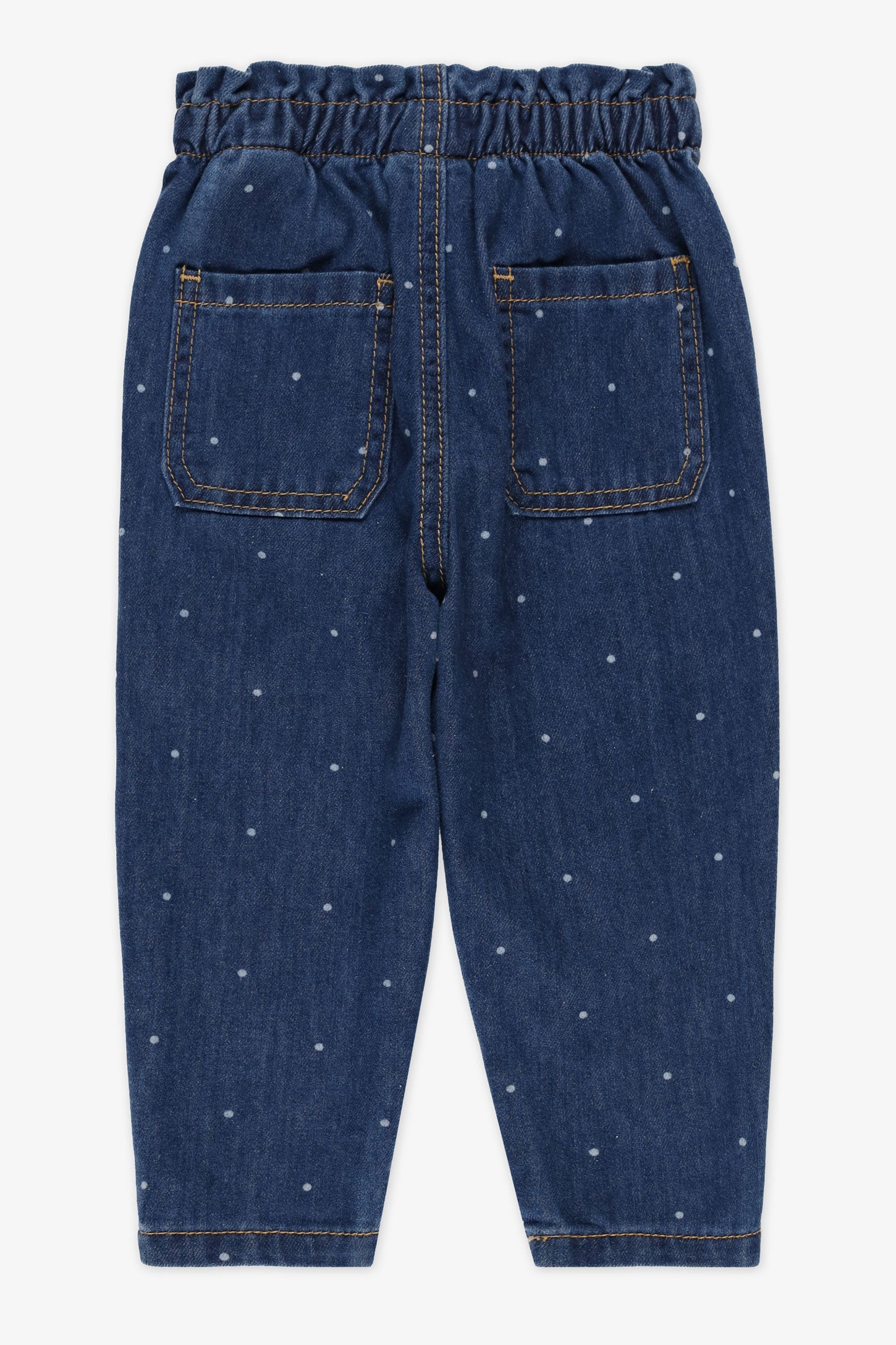 Pantalon en denim paper bag - Bébé fille && DENIM/MULTI