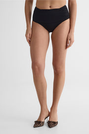 Culotte maillot taille haute – Femme && NOIR