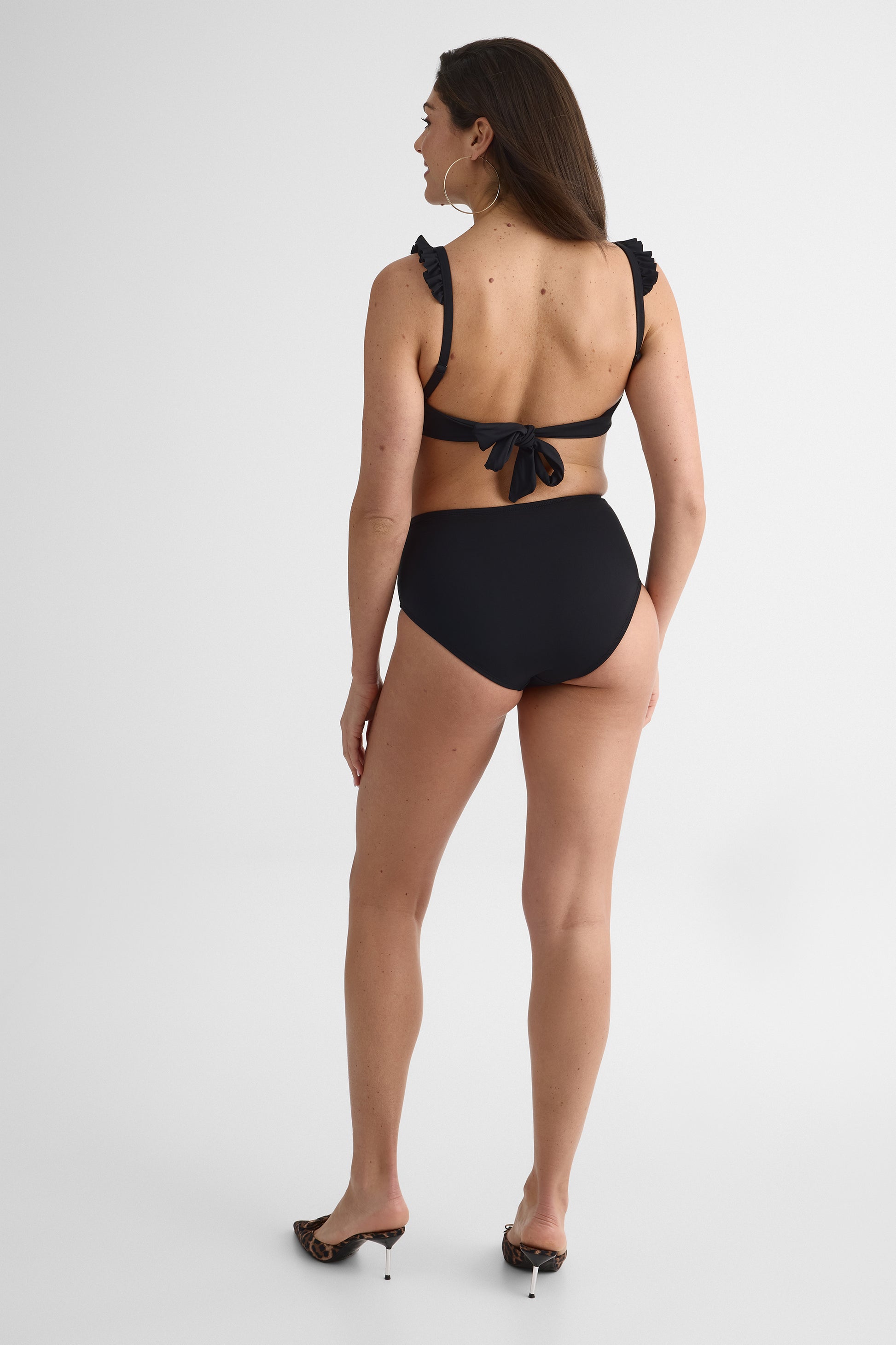 Culotte maillot taille haute – Femme && NOIR