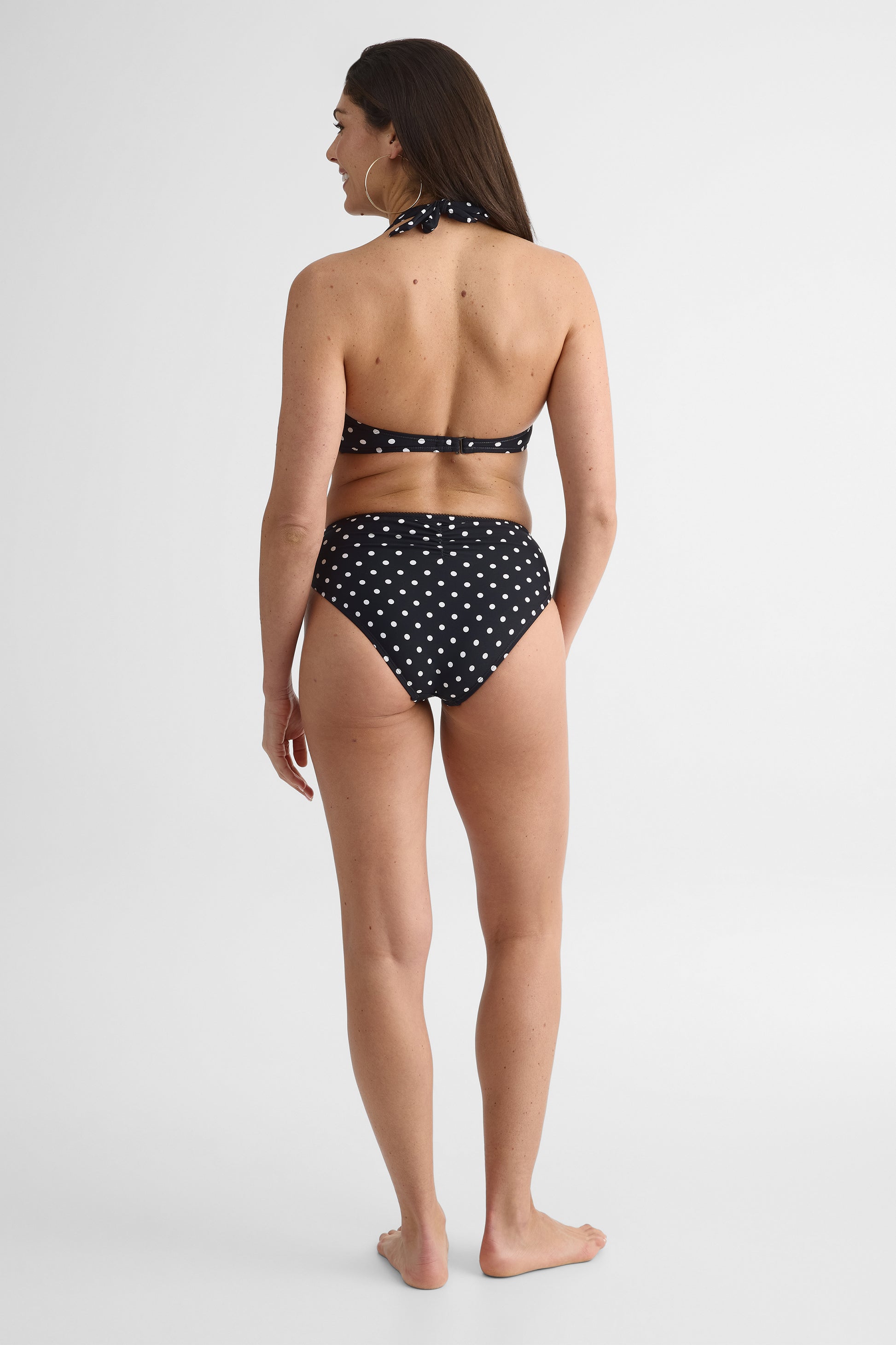 Culotte maillot semi taille haute – Homme && NOIR/MULTI