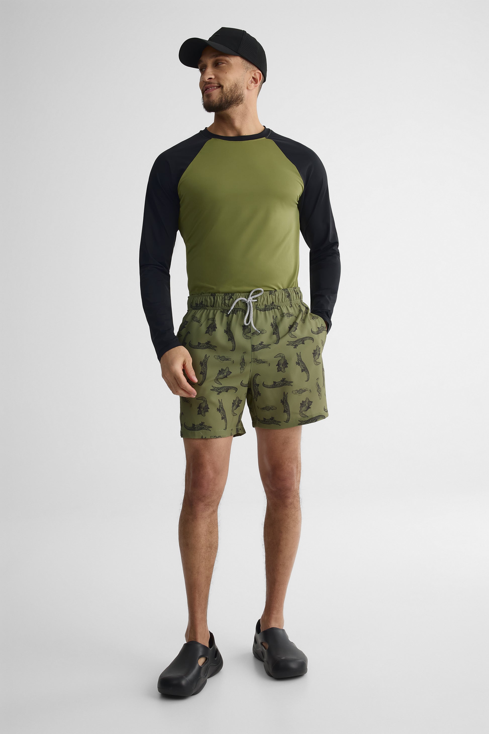 Chandail Rashguard manches longues – Homme && KAKI