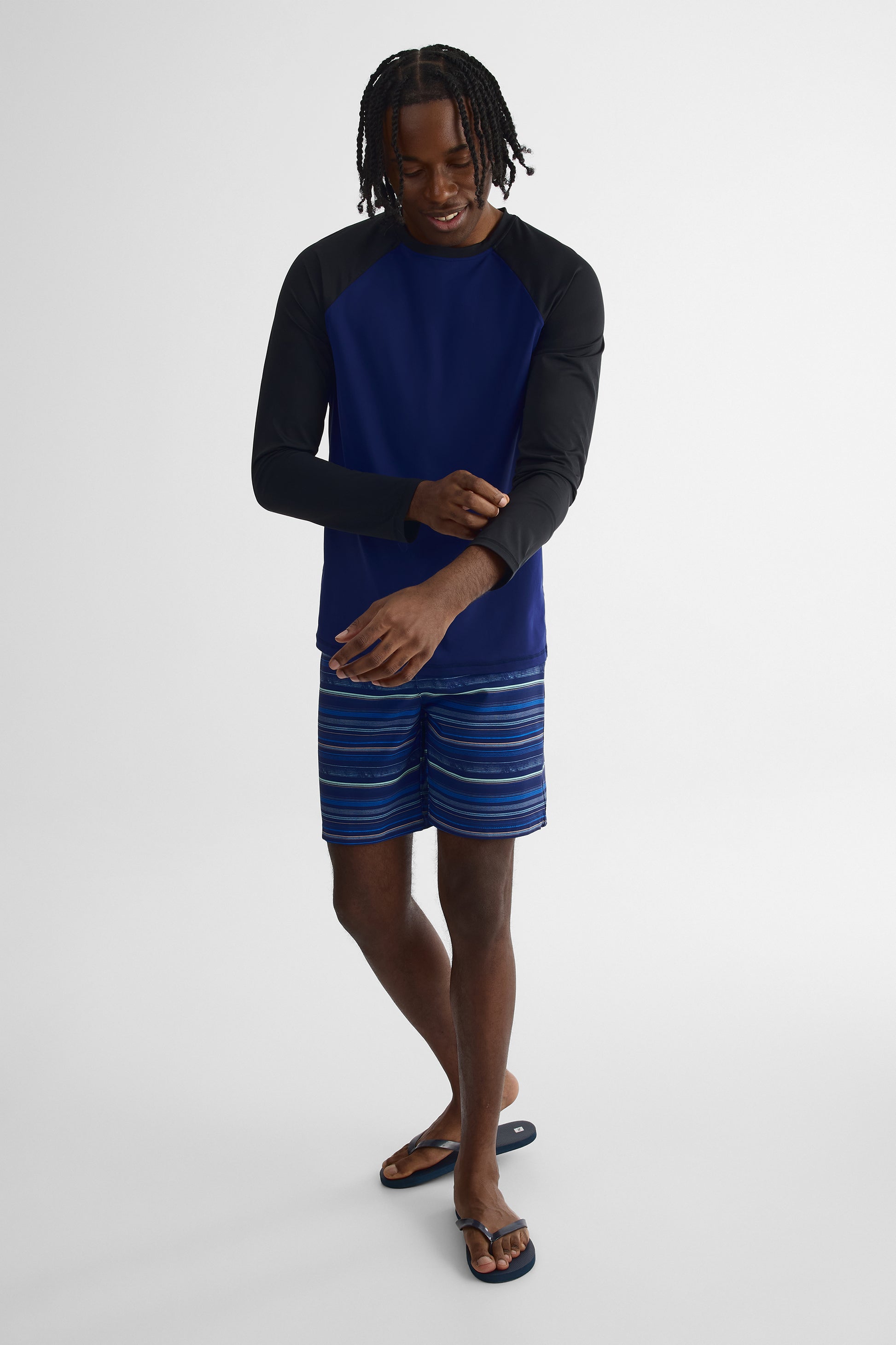 Chandail Rashguard manches longues – Homme && MARIN