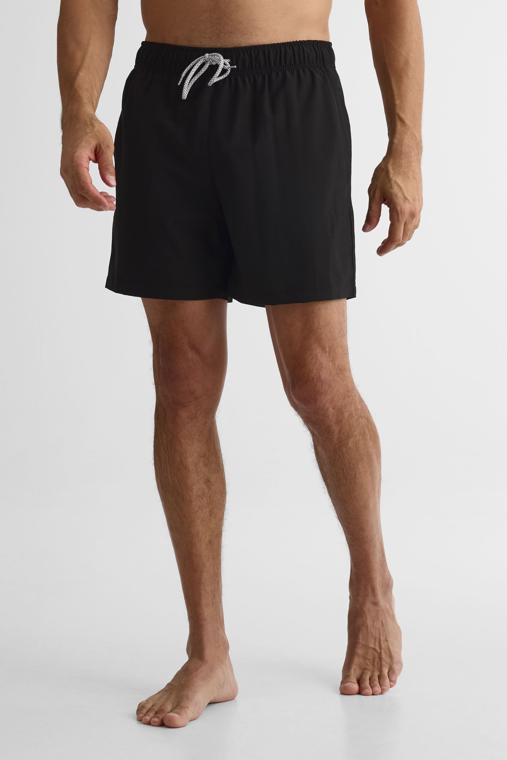 Maillot de bain long avec poche – Homme && NOIR
