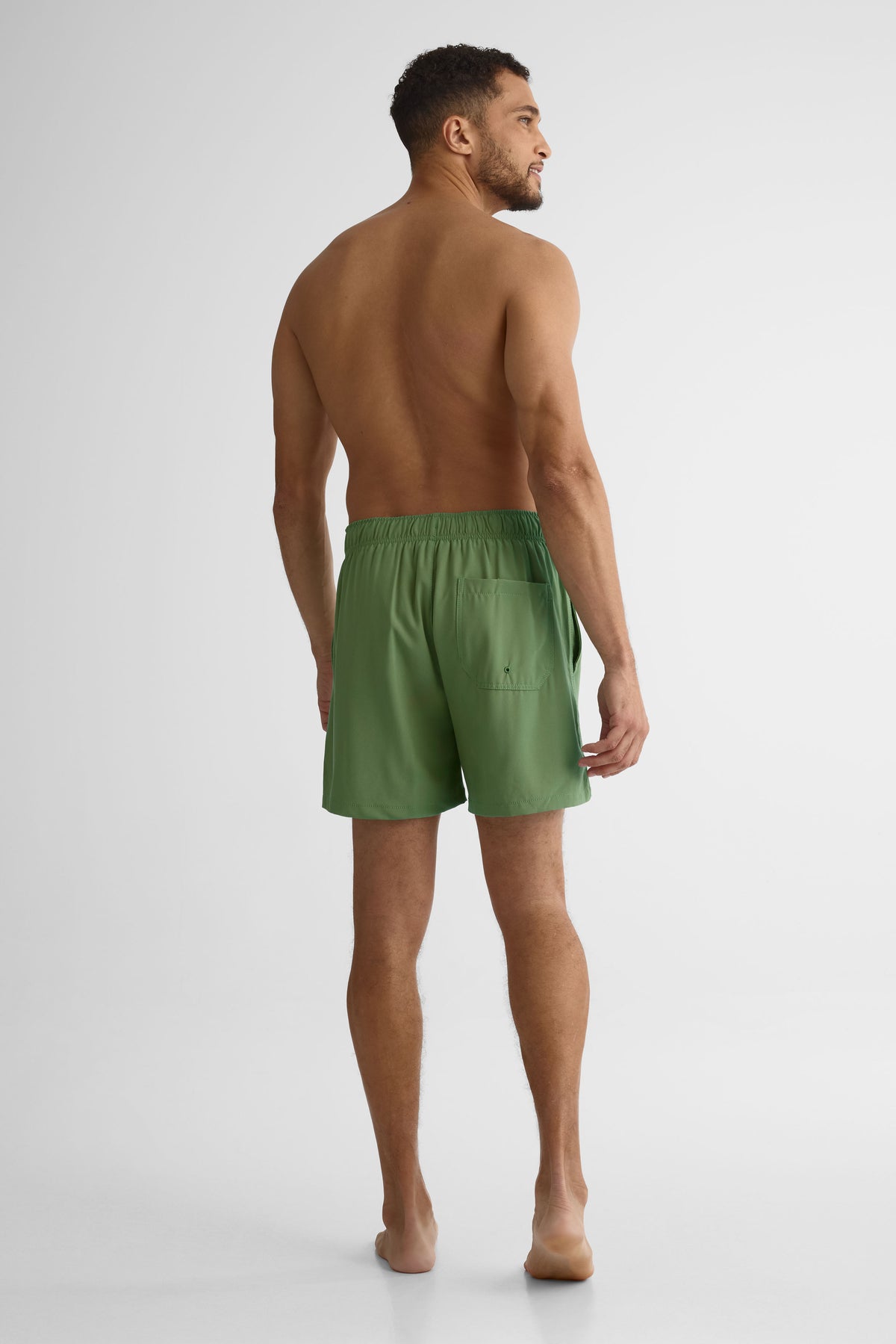 Maillot de bain long avec poche – Homme && VERT