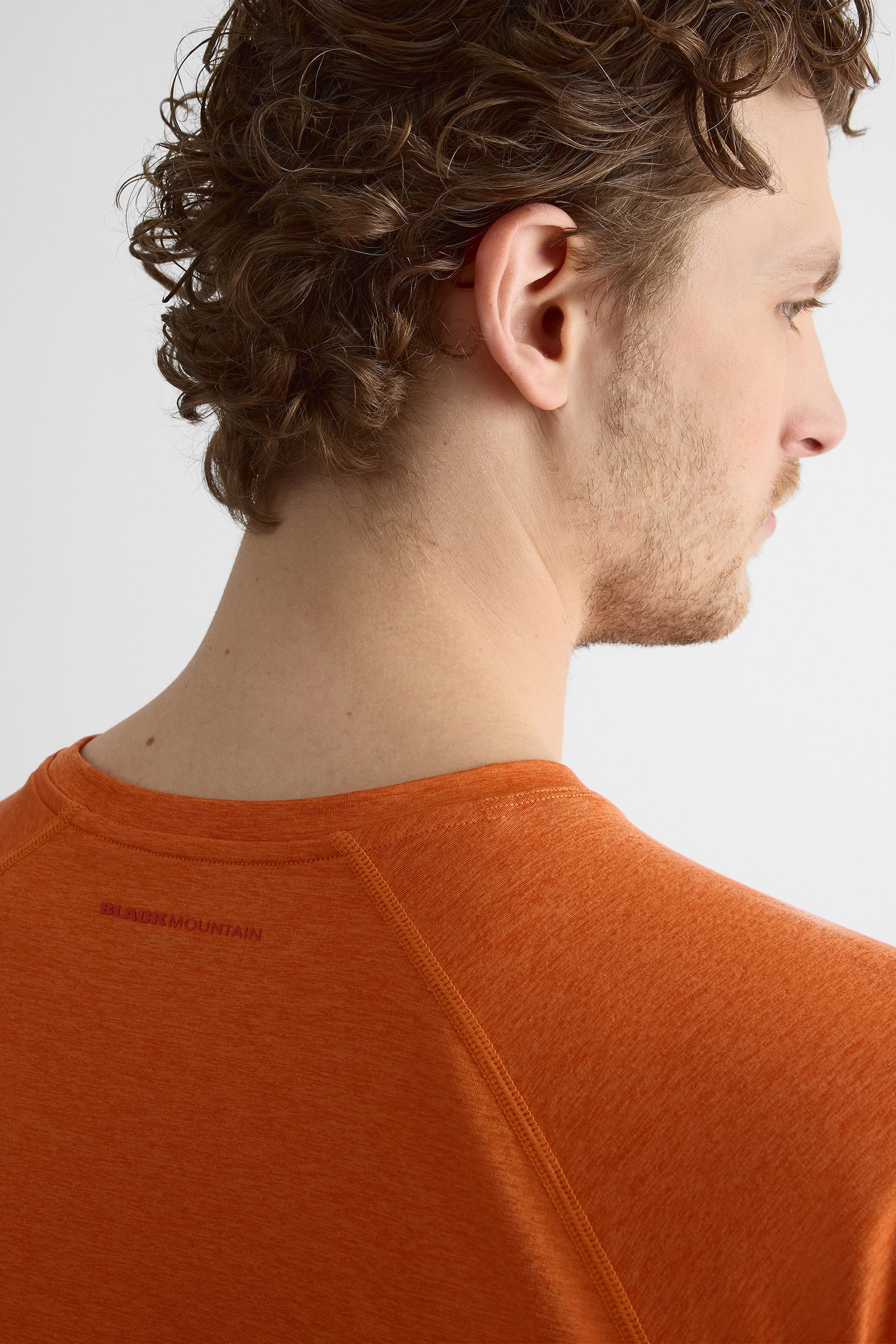 Chandail M/courtes raglan graphique – Homme && ORANGE