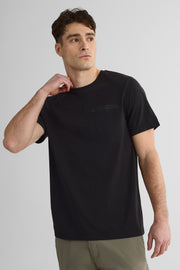 Chandail M/courtes col rond en Bamboo Tech - Femme && NOIR