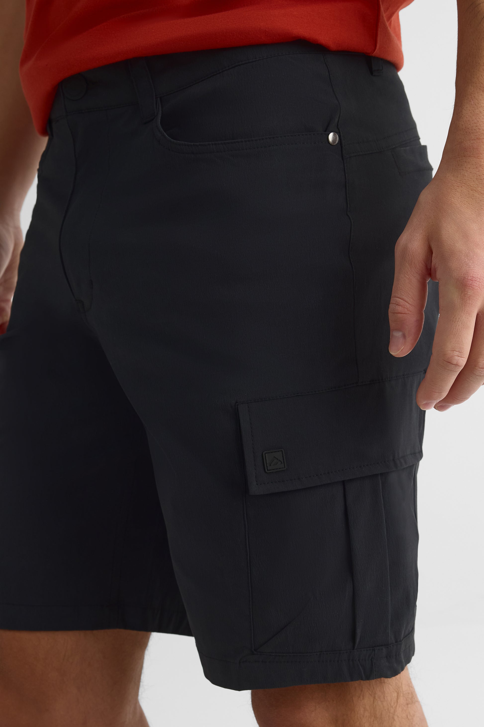 Short cargo stretch avec poches – Homme && NOIR