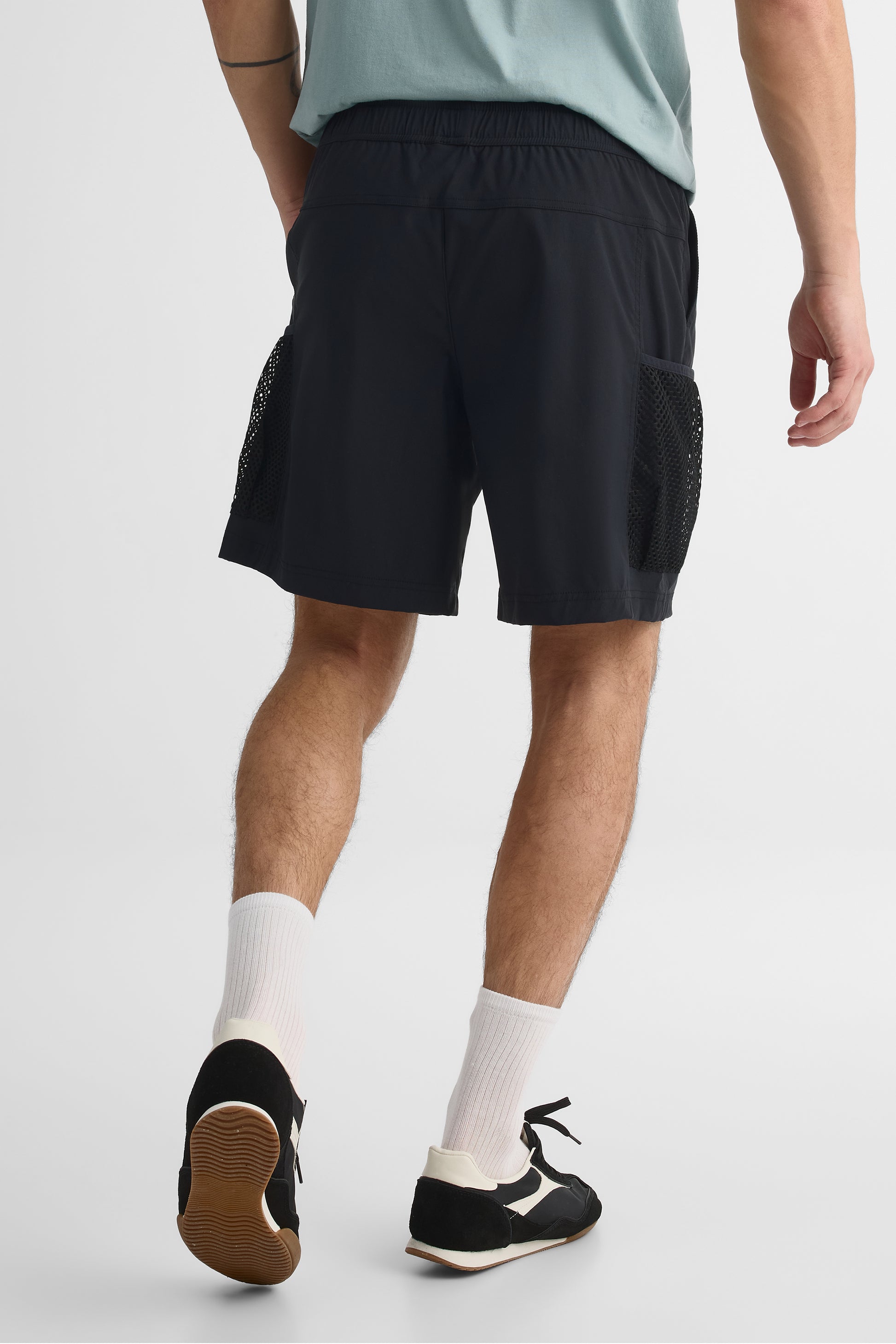 Short cargo ajusté en Drytech - Homme && NOIR