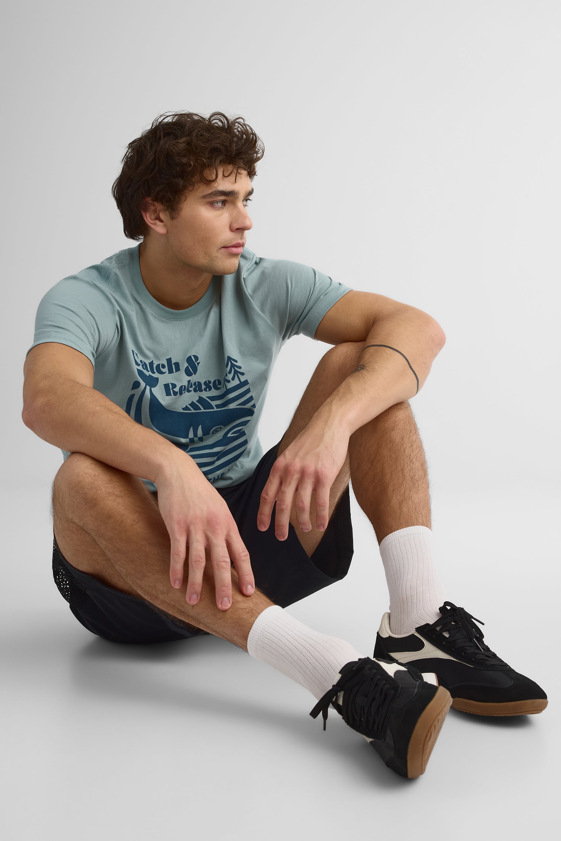 Short cargo ajusté en Drytech - Homme && NOIR