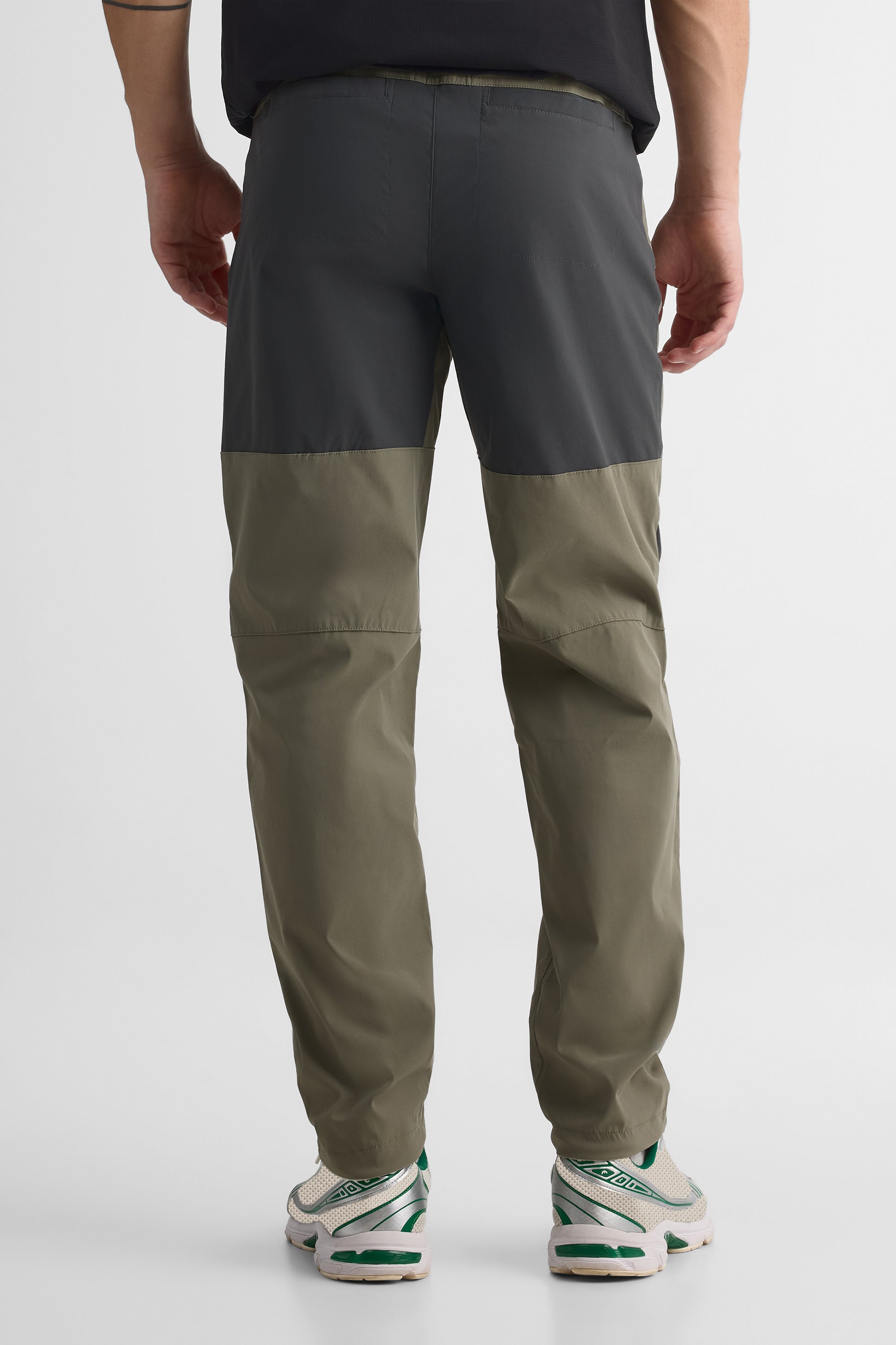 Pantalon patch coupe droite - Homme && KAKI/MULTI