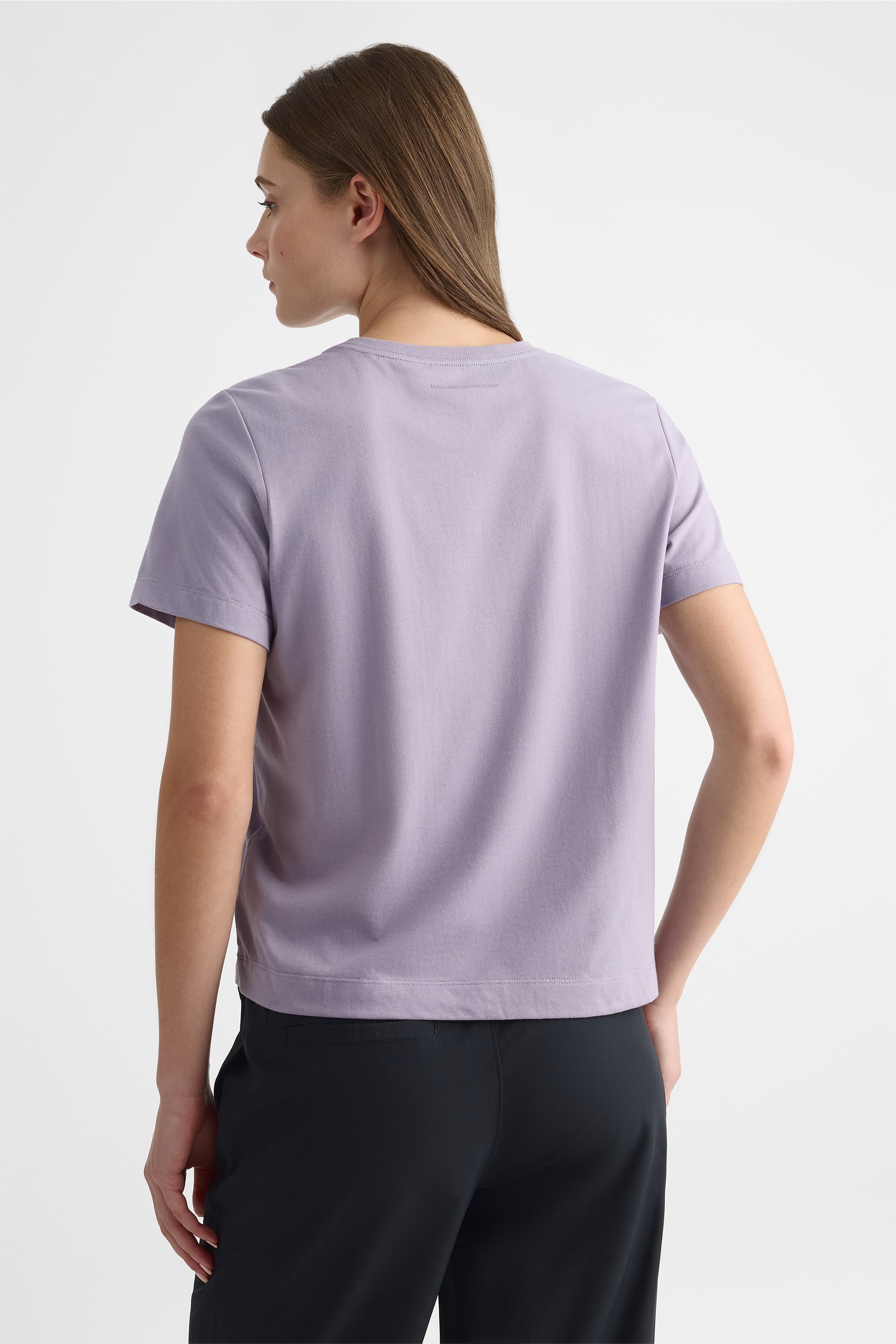 Chandail cropped boxy en coton bio - Femme && LAVANDE