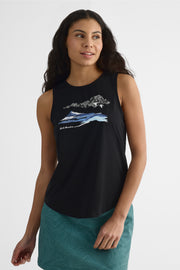 Graphic tank top - Women && NOIR