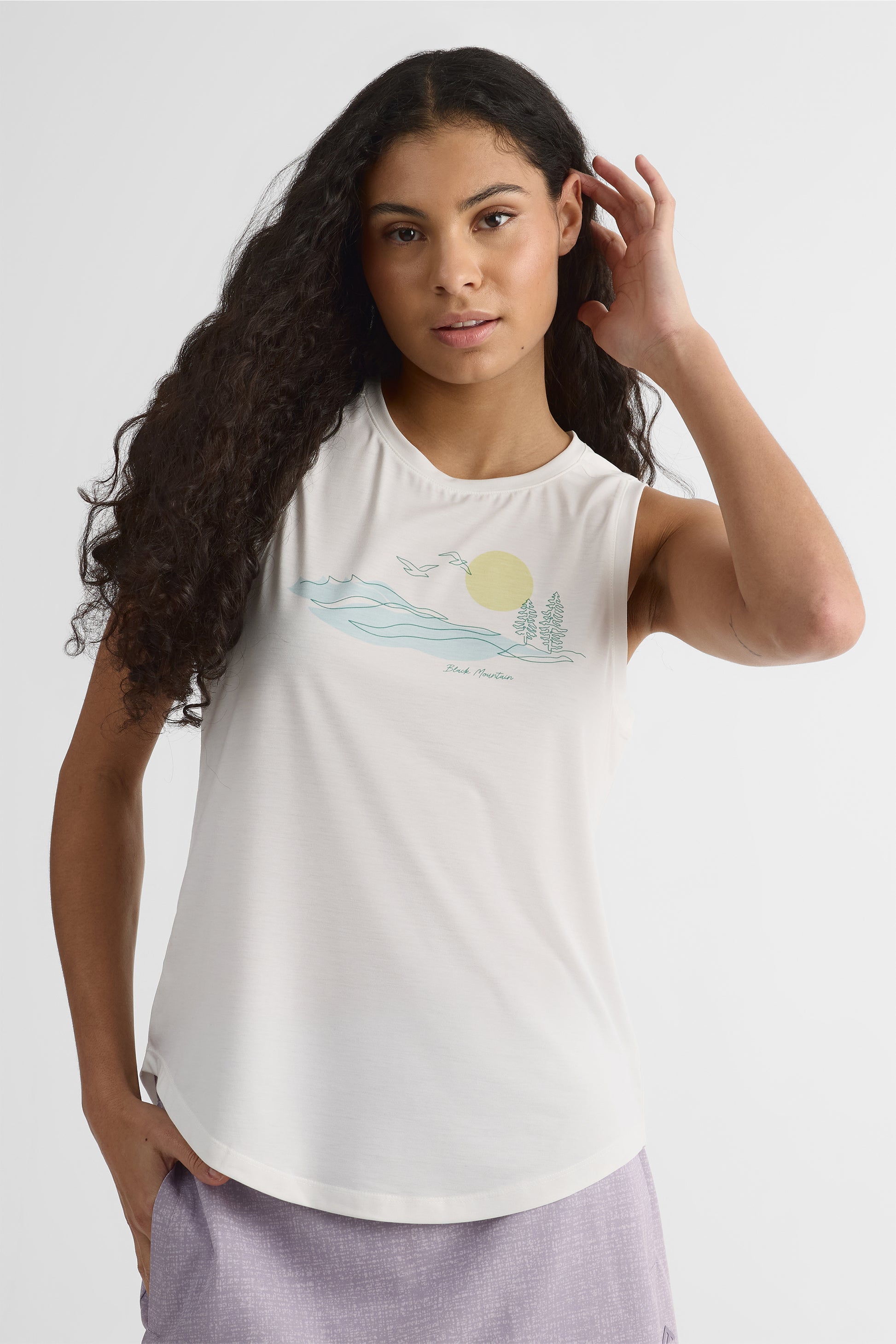 Graphic tank top - Women && BLANC