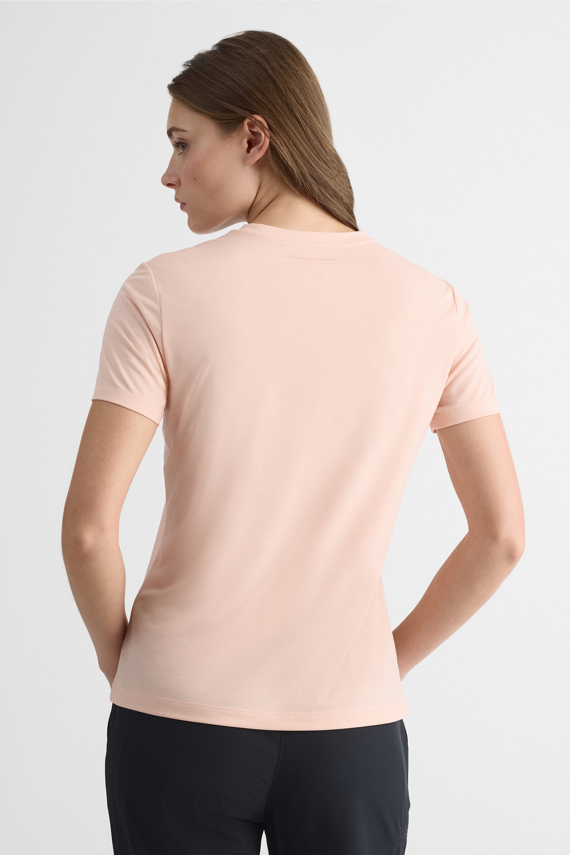 Chandail M/courtes semi-ajusté avec graphique - Femme && ROSE
