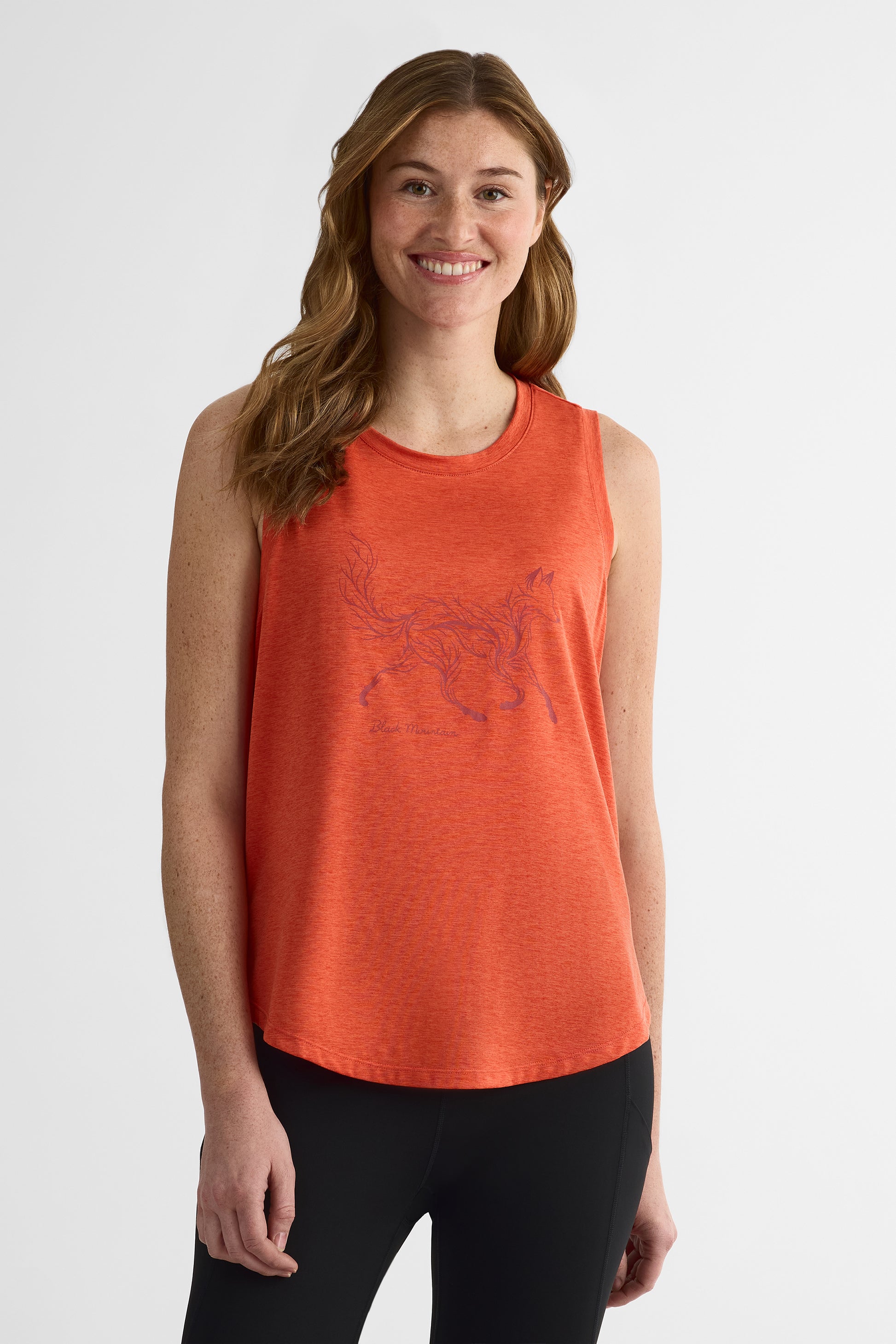 Camisole boxy à fentes – Femme && ORANGE