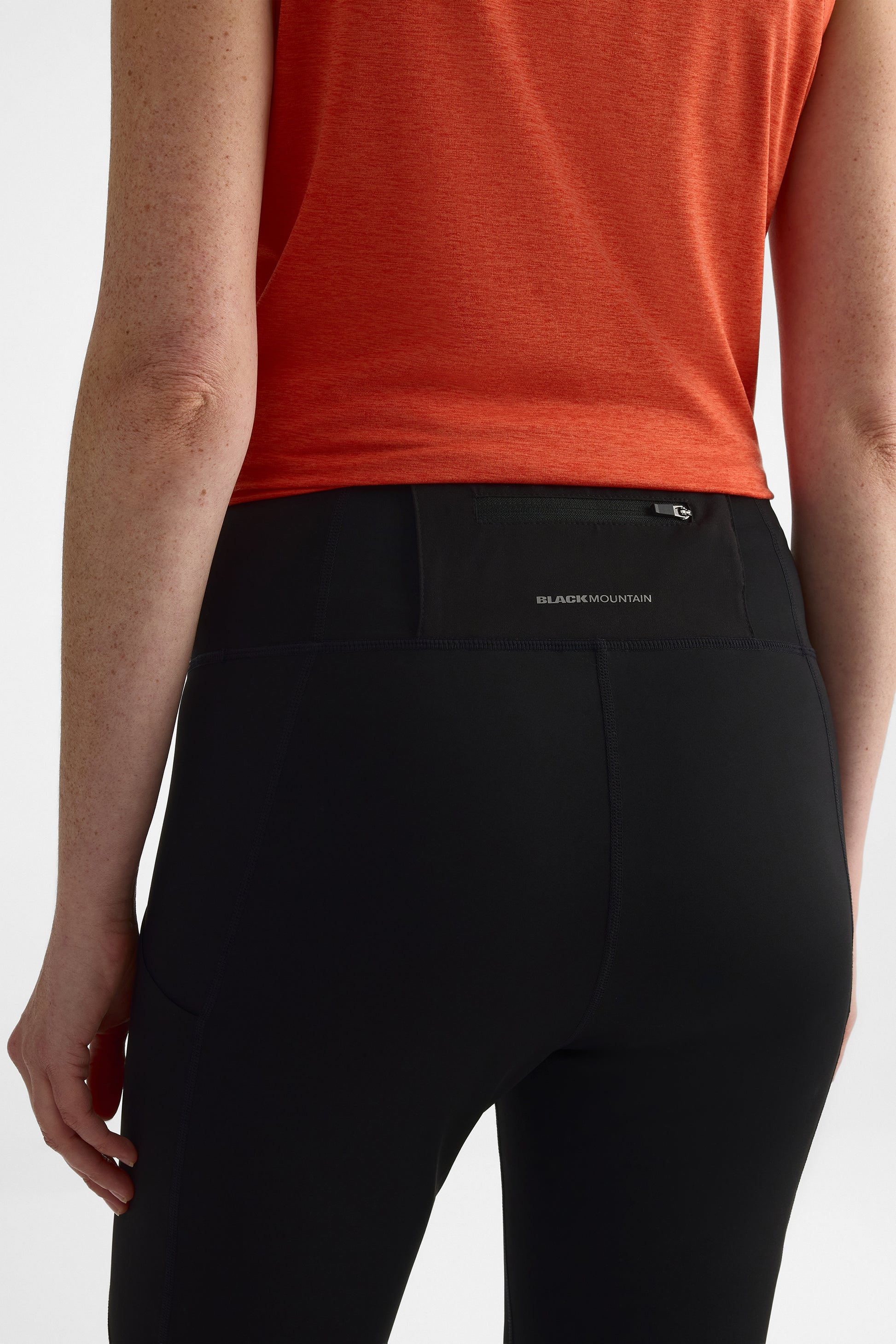 Legging ajusté avec poches zippées - Femme && NOIR