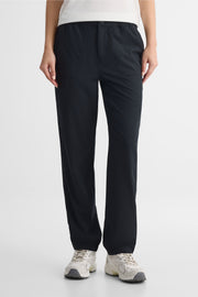 Pantalon jogger techno poplin – Femme && NOIR