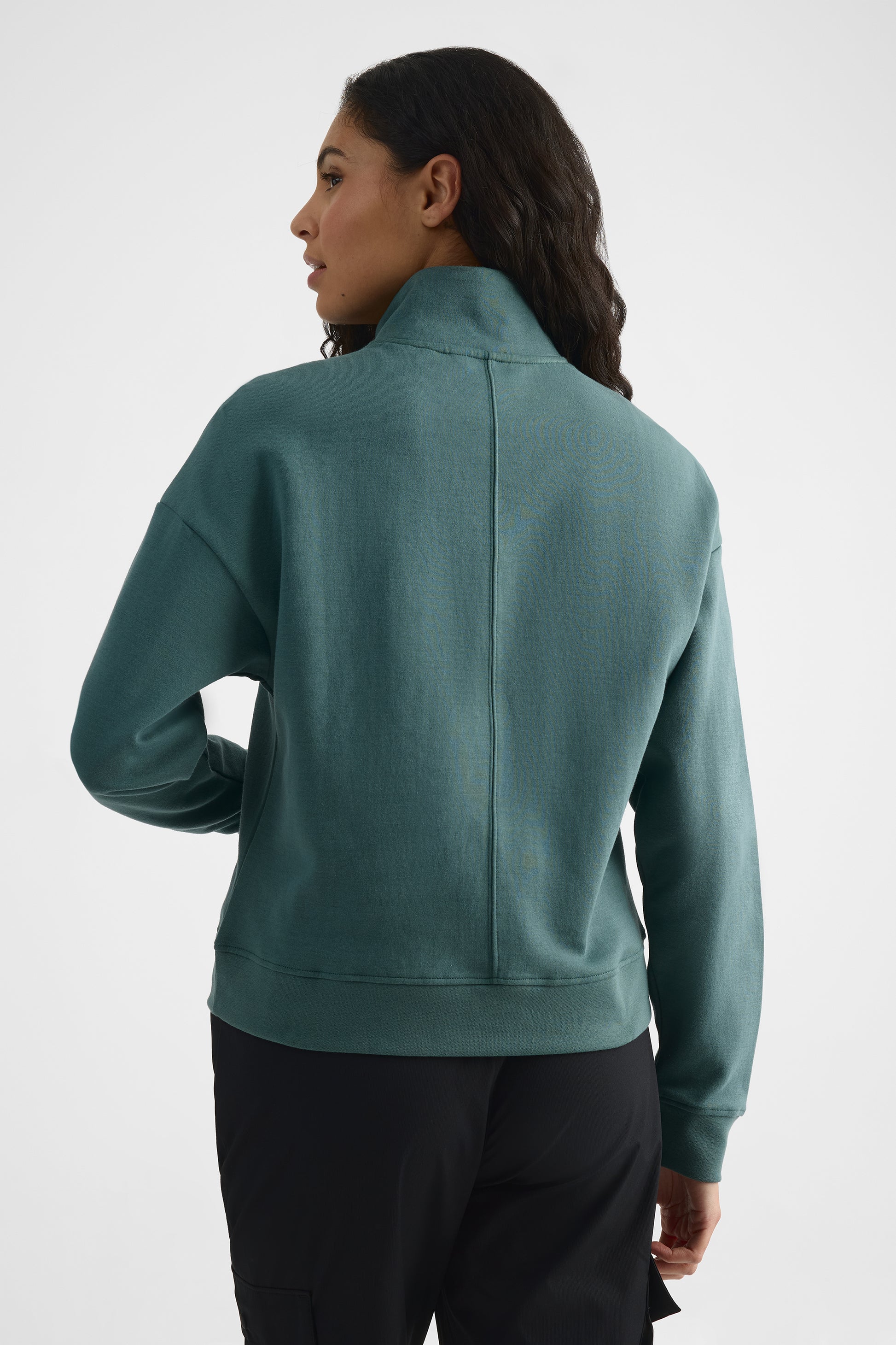 Chandail ouaté à col montant – Femme && SARCELLE