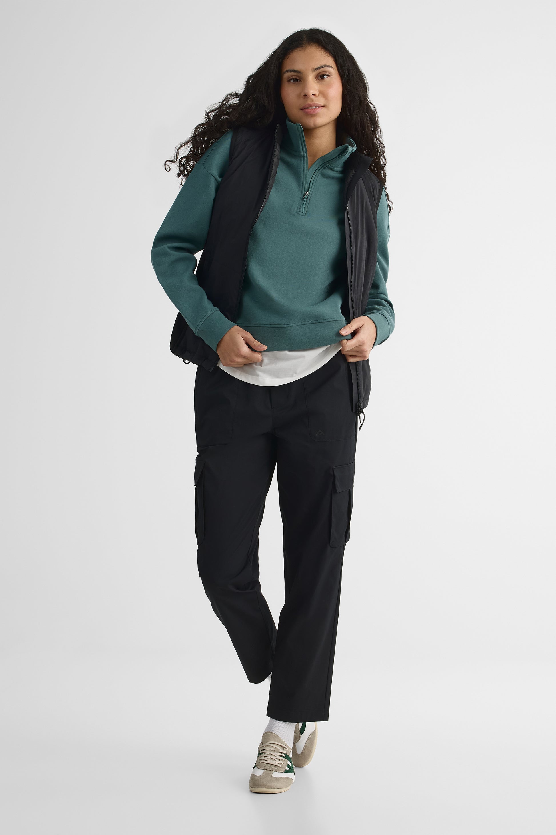 Chandail ouaté à col montant – Femme && SARCELLE