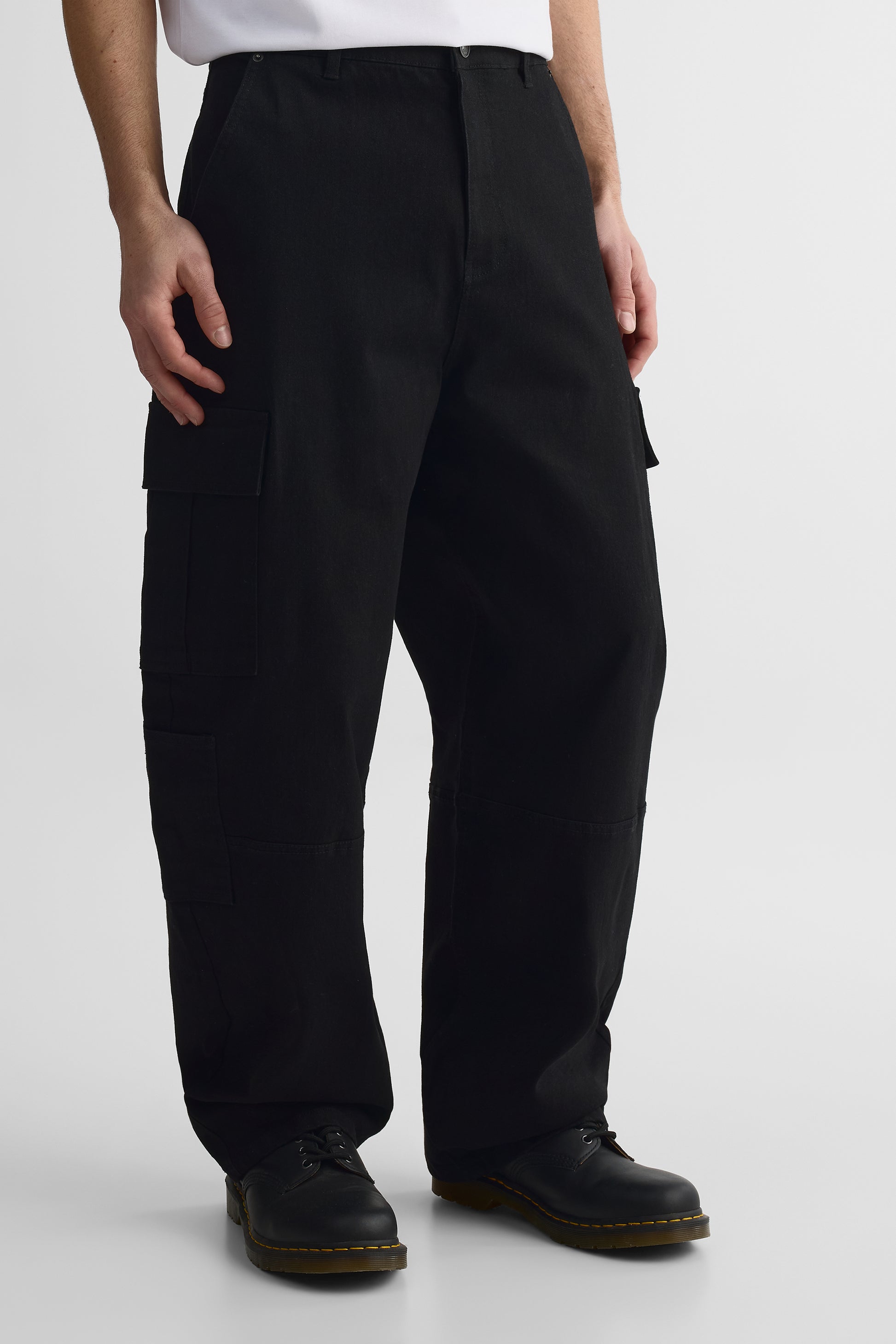 Jeans skater cargo baggy stretch – Homme && DENIM NOIR