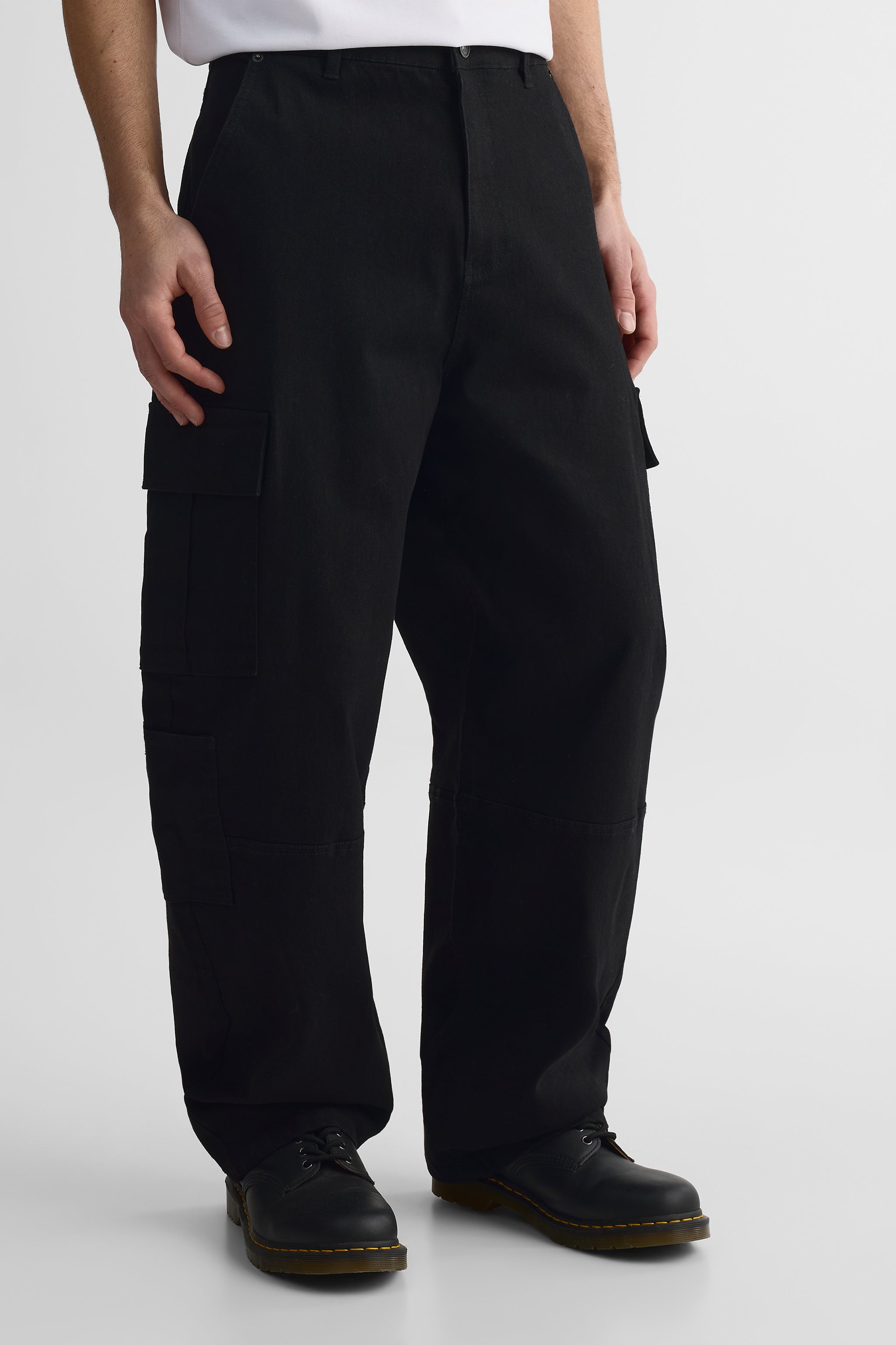 Jeans skater cargo baggy stretch – Homme && DENIM NOIR