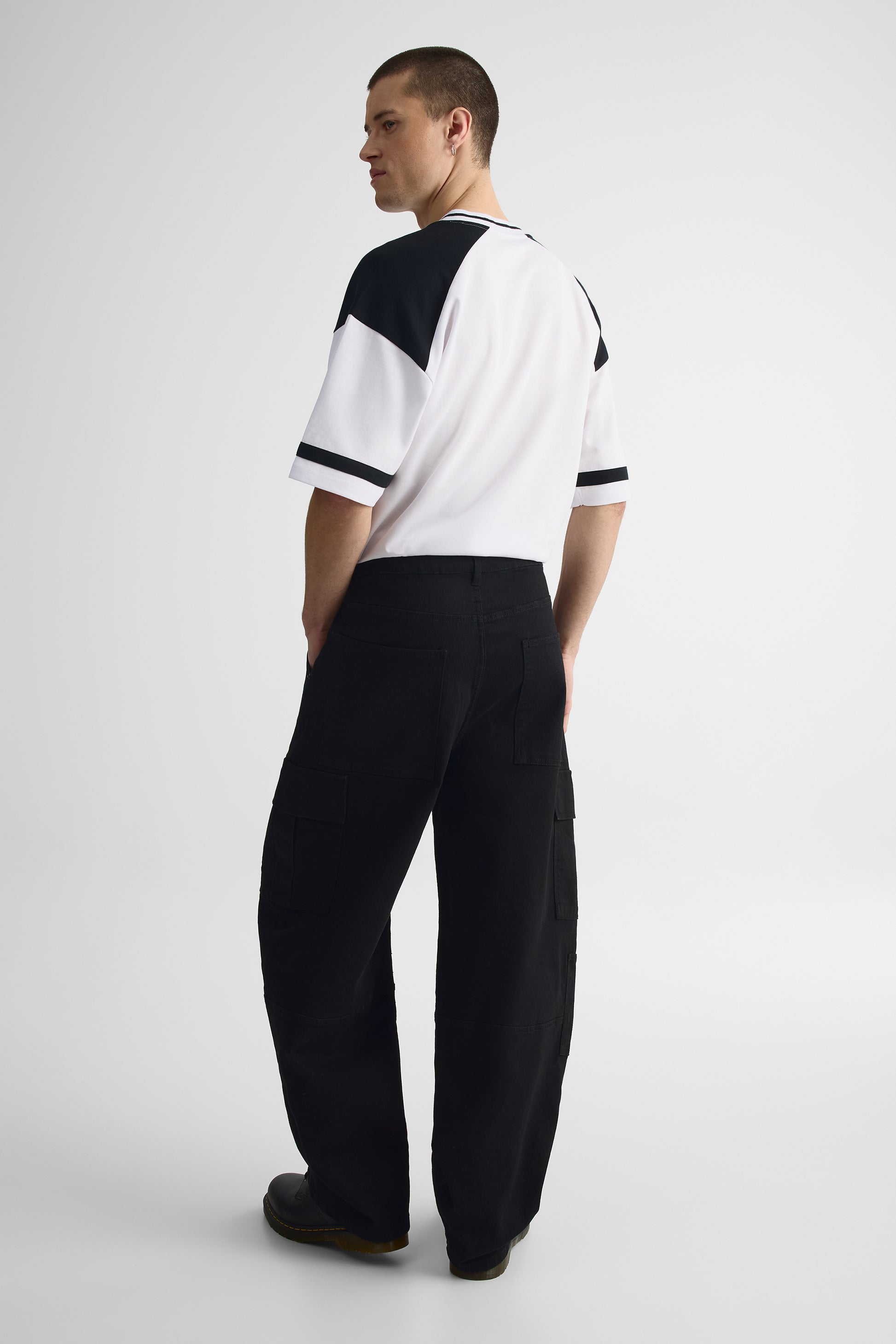 Jeans skater cargo baggy stretch – Homme && DENIM NOIR