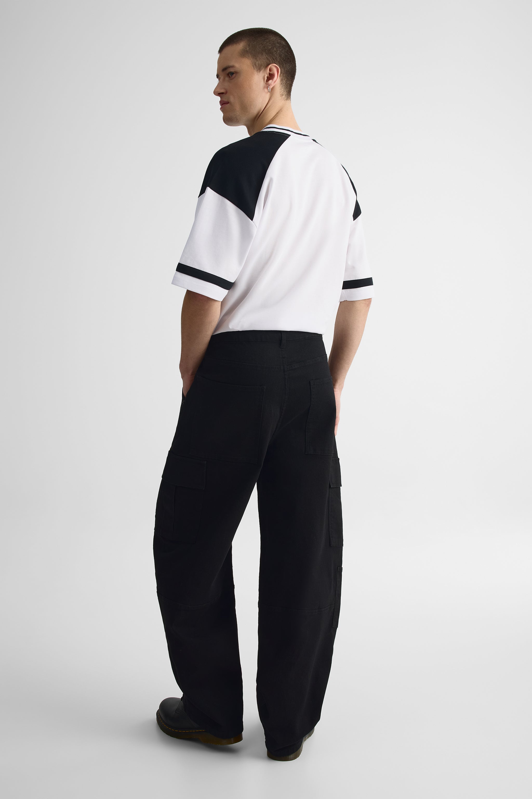 Jeans skater cargo baggy stretch – Homme && DENIM NOIR