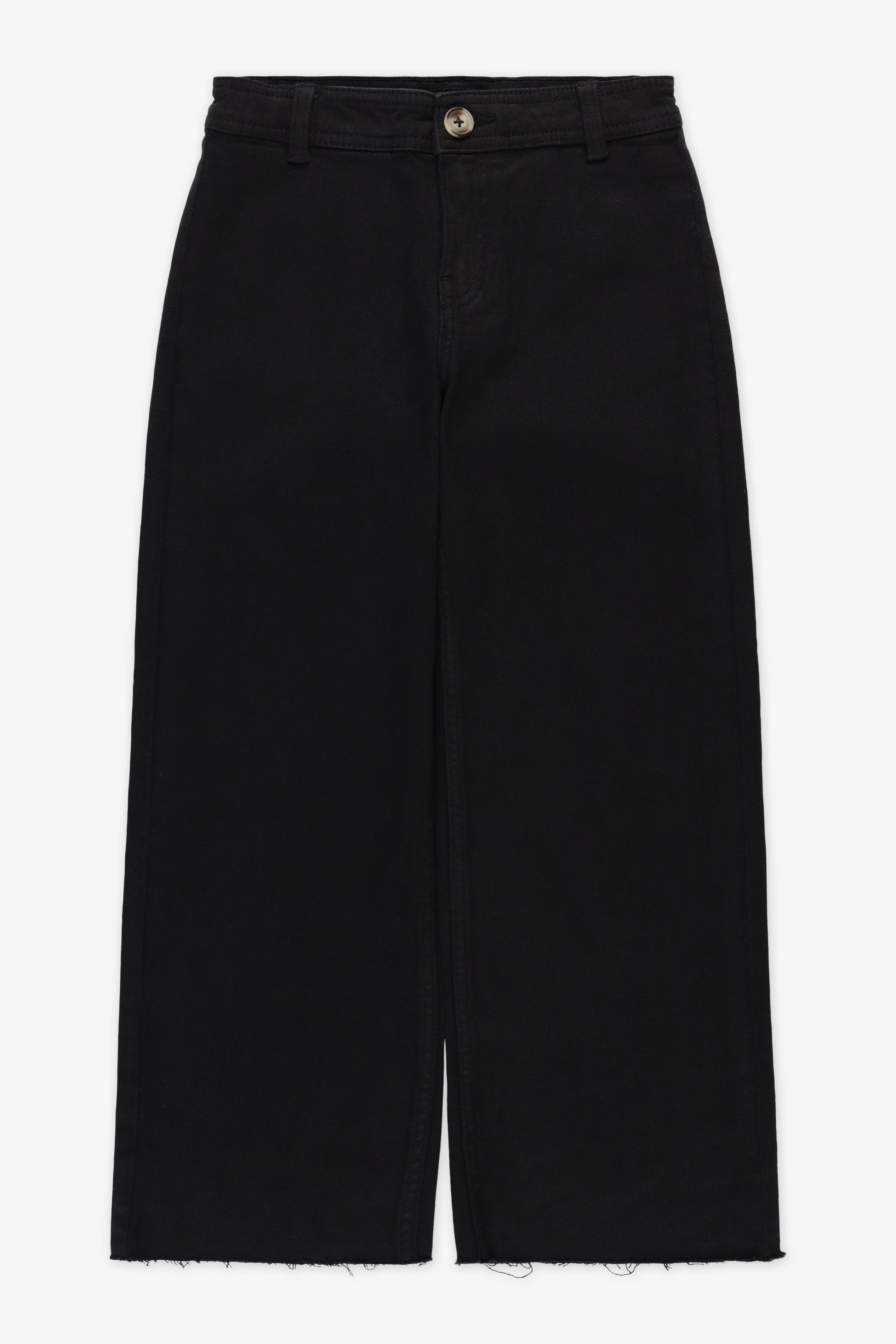 Pantalon denim large stretch - Enfant garçon && DENIM NOIR