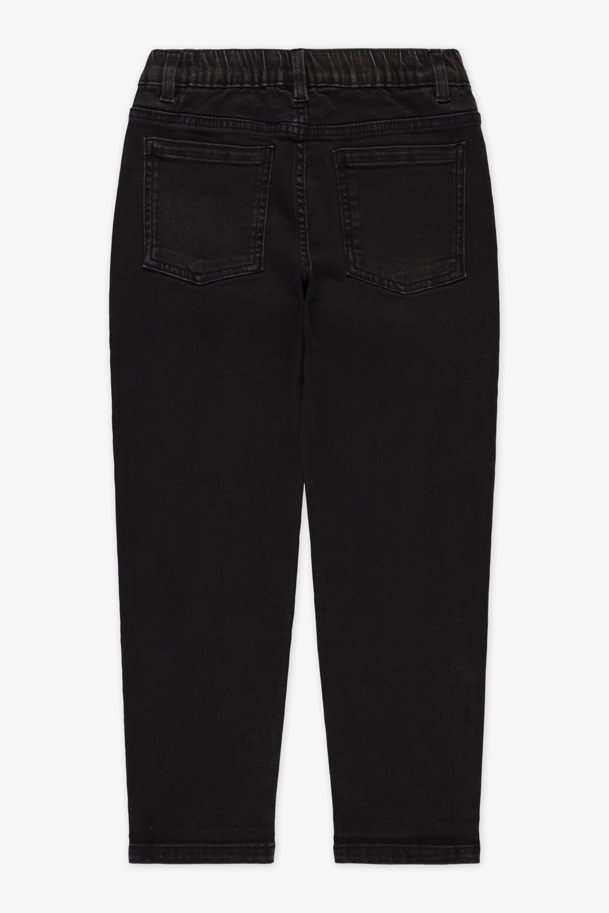 Jeans baggy 5 poches en denim - Bébé fille && DENIM NOIR
