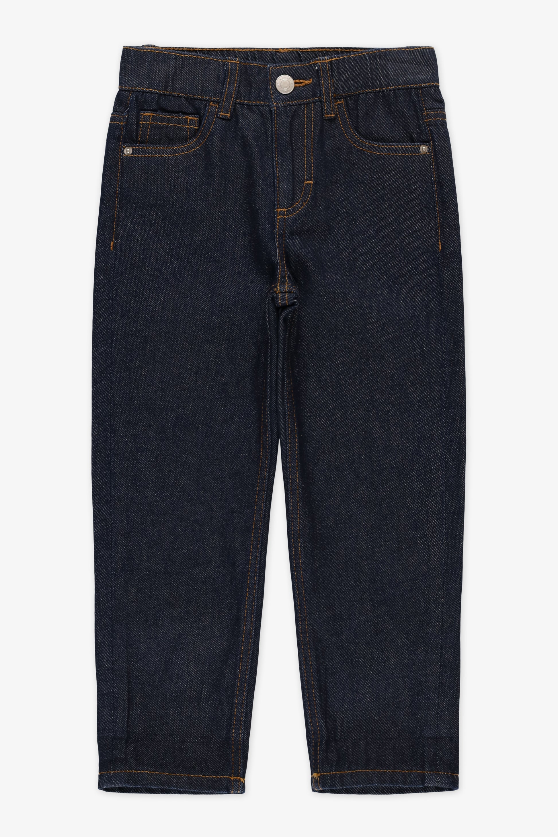 Jeans 5 poches en denim - Enfant garçon && INDIGO
