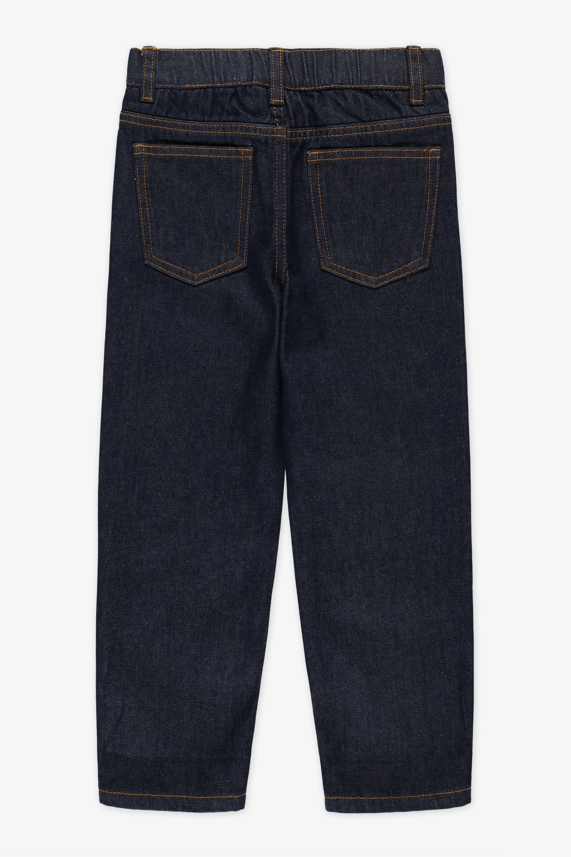 Jeans 5 poches en denim - Enfant garçon && INDIGO