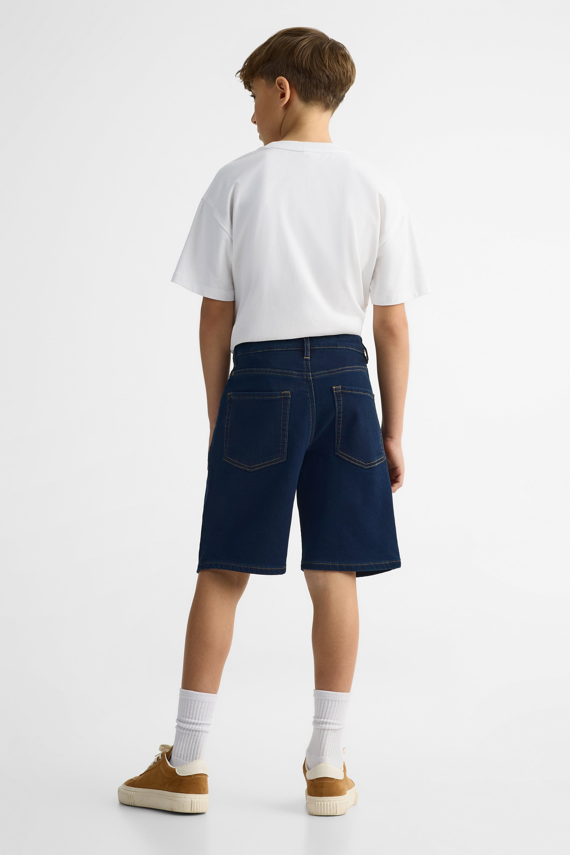 Bermuda denim coupe relaxe – Ado garçon && INDIGO