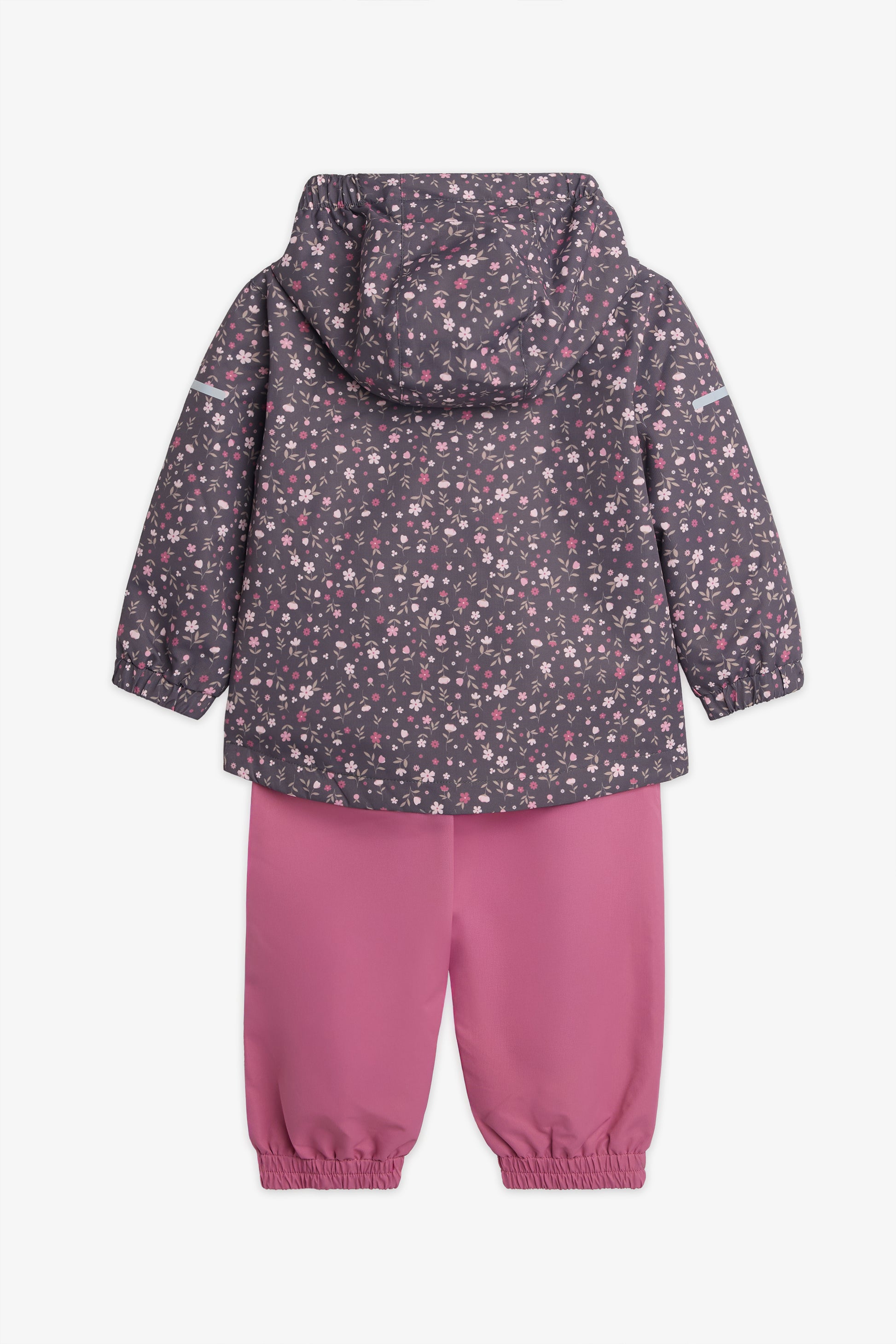 Ensemble d'extérieur mi-saison - Bébé fille && BRUN/MULTI