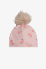 Tuque en jersey imprimé – Bébé fille && PECHE