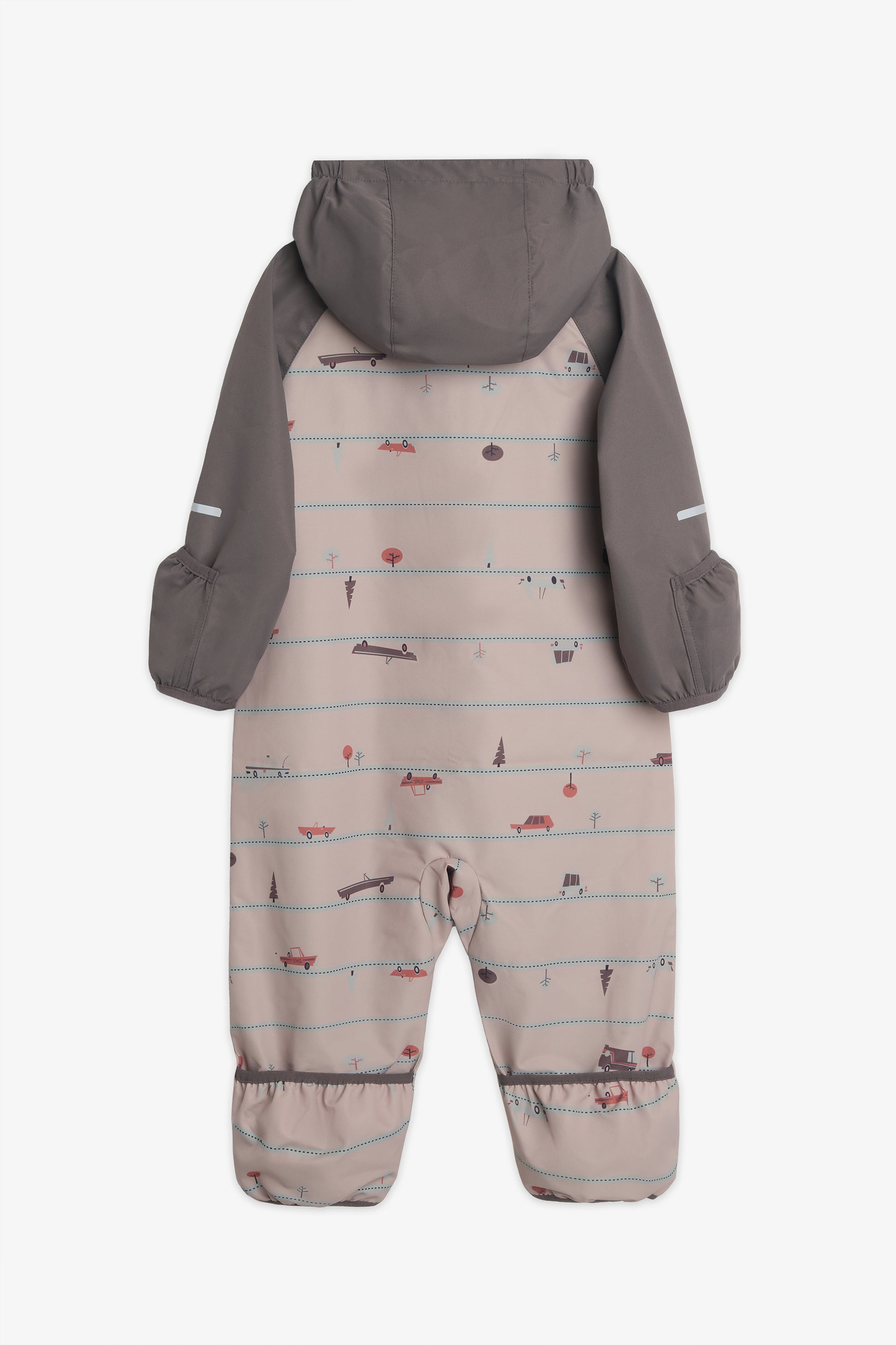 Combinaison imperméable colorblock - Bébé fille && GRIS MULTI
